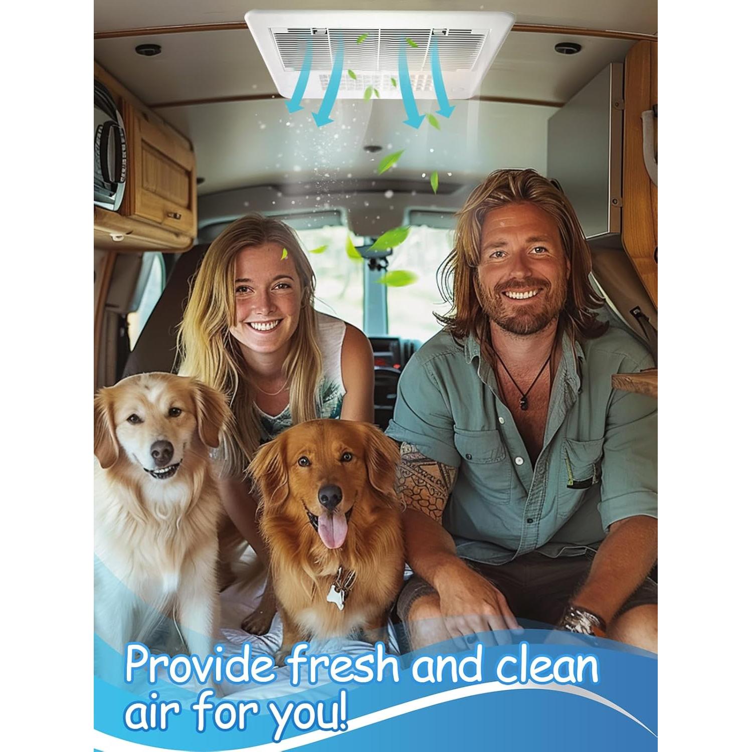 Filtros de Aire Acondicionado RV Acostop - Paquete de 6, 19.05x35.56 cm