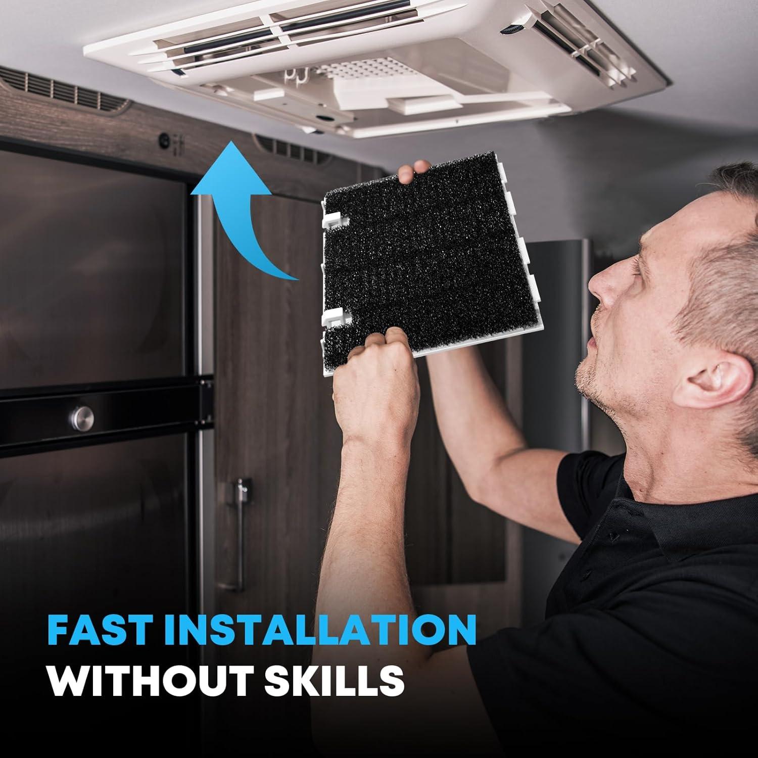 Rejilla de Aire Acondicionado Kohree para RV con 4 Filtros