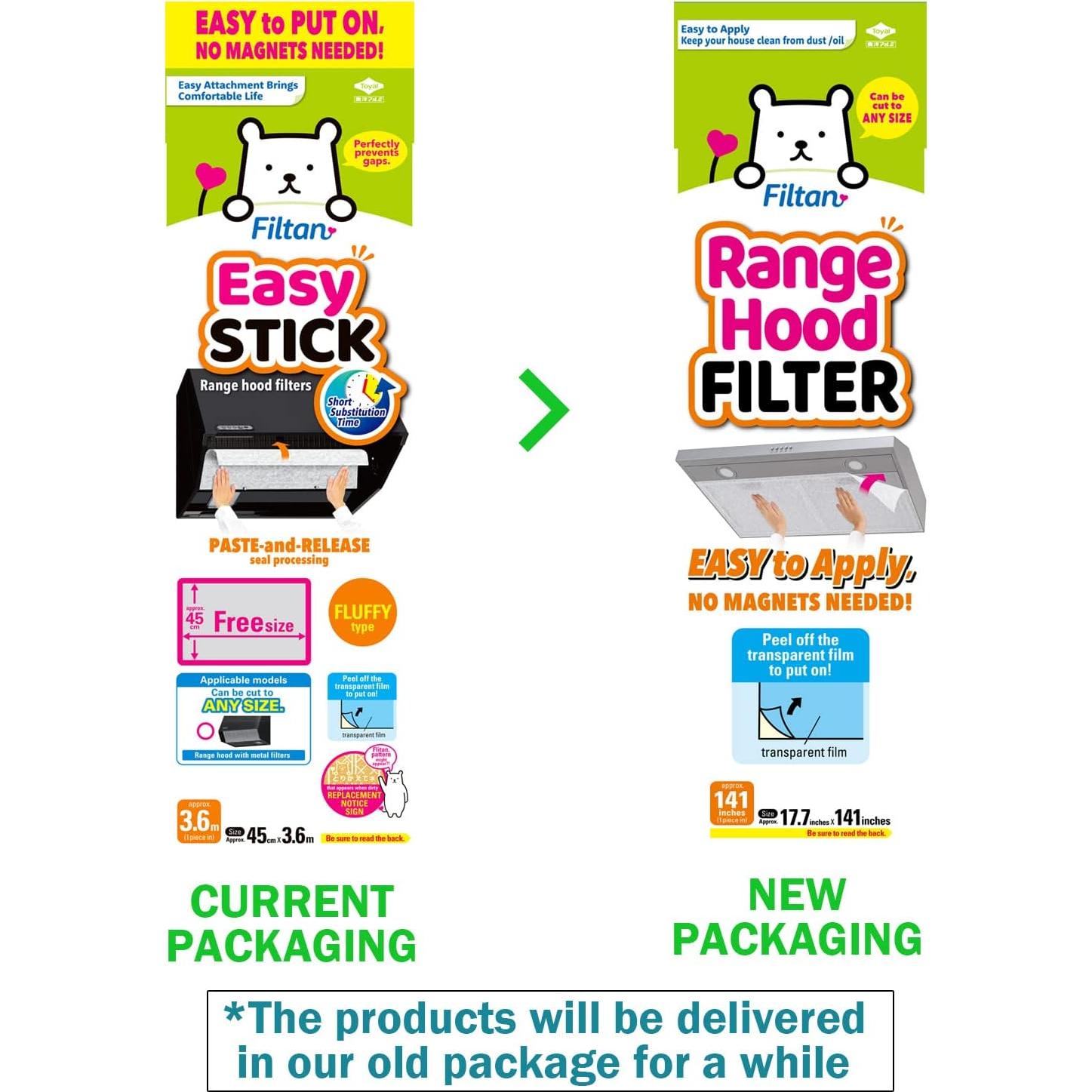 Filtro de Campana Extractora FILTAN S3100 Universal 45.72x7.62 cm