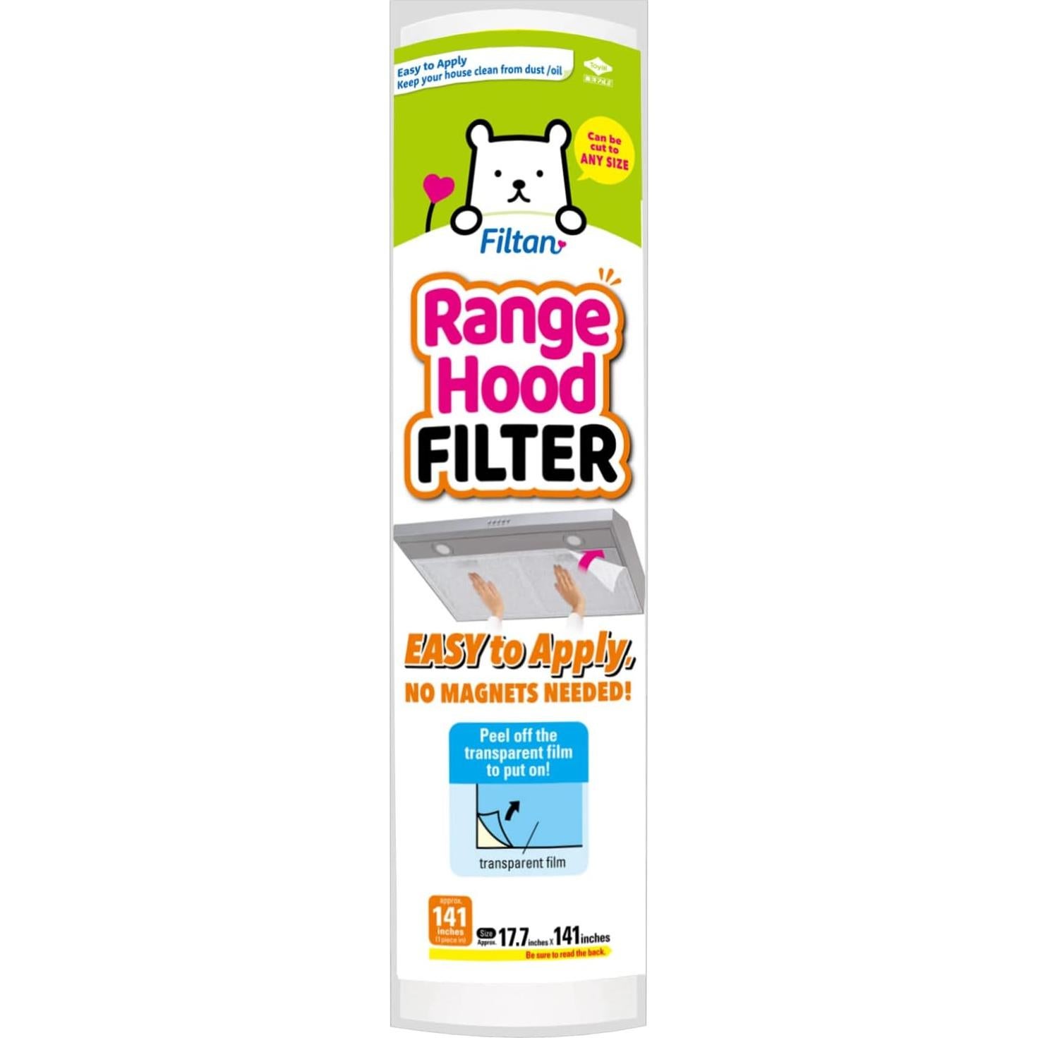 Filtro de Campana Extractora FILTAN S3100 Universal 45.72x7.62 cm