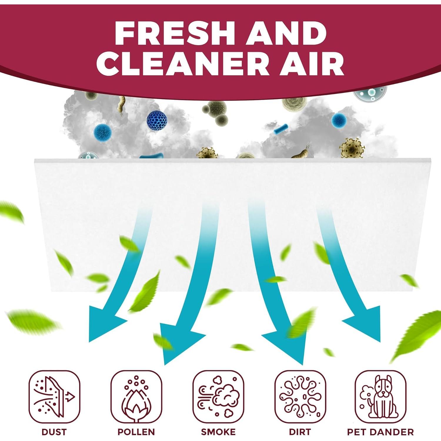 Filtros de Ventilación Northwest Enterprises 48 Unidades 10x25 cm