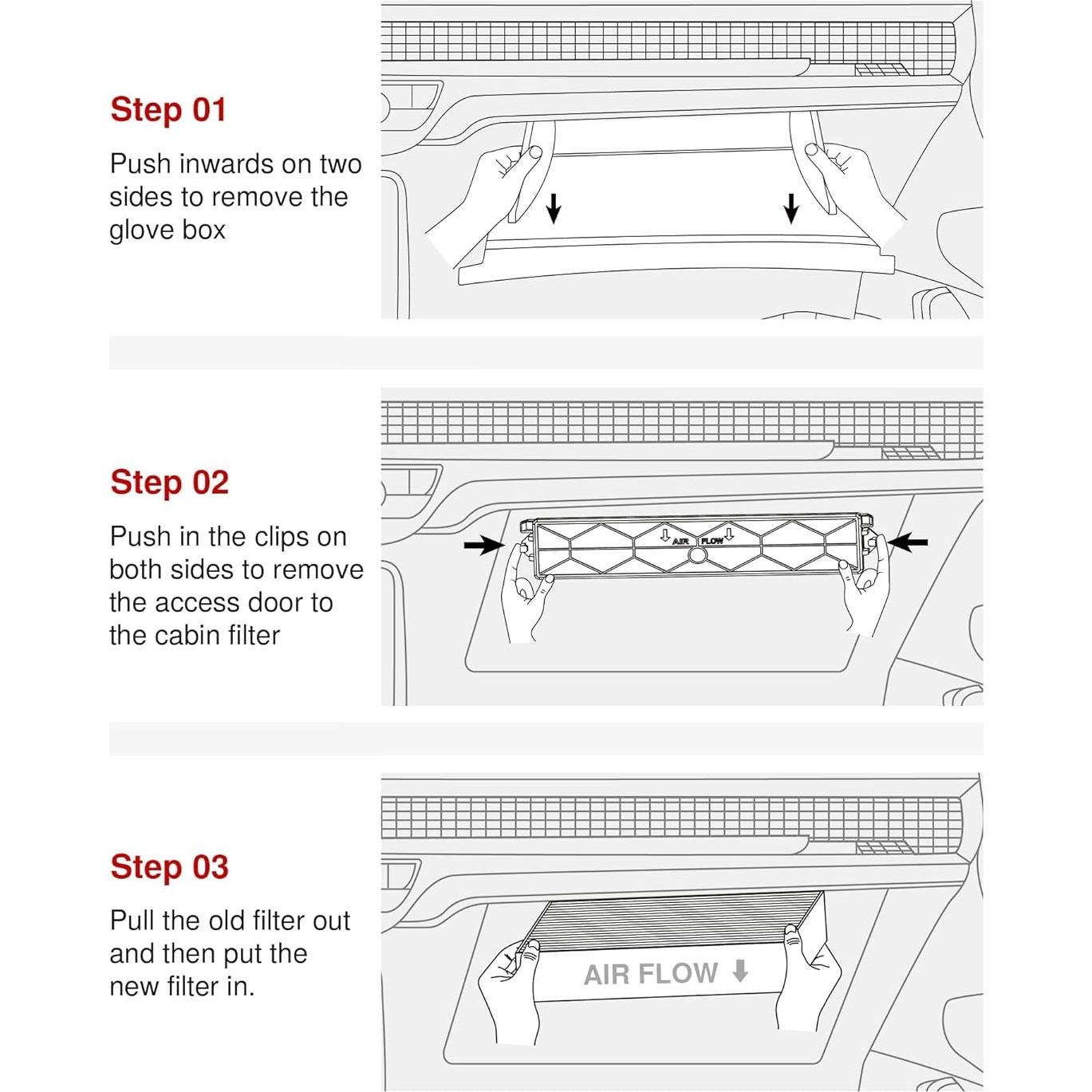 Filtro de Aire de Cabina Puroma CAF671S para Jeep y Mazda