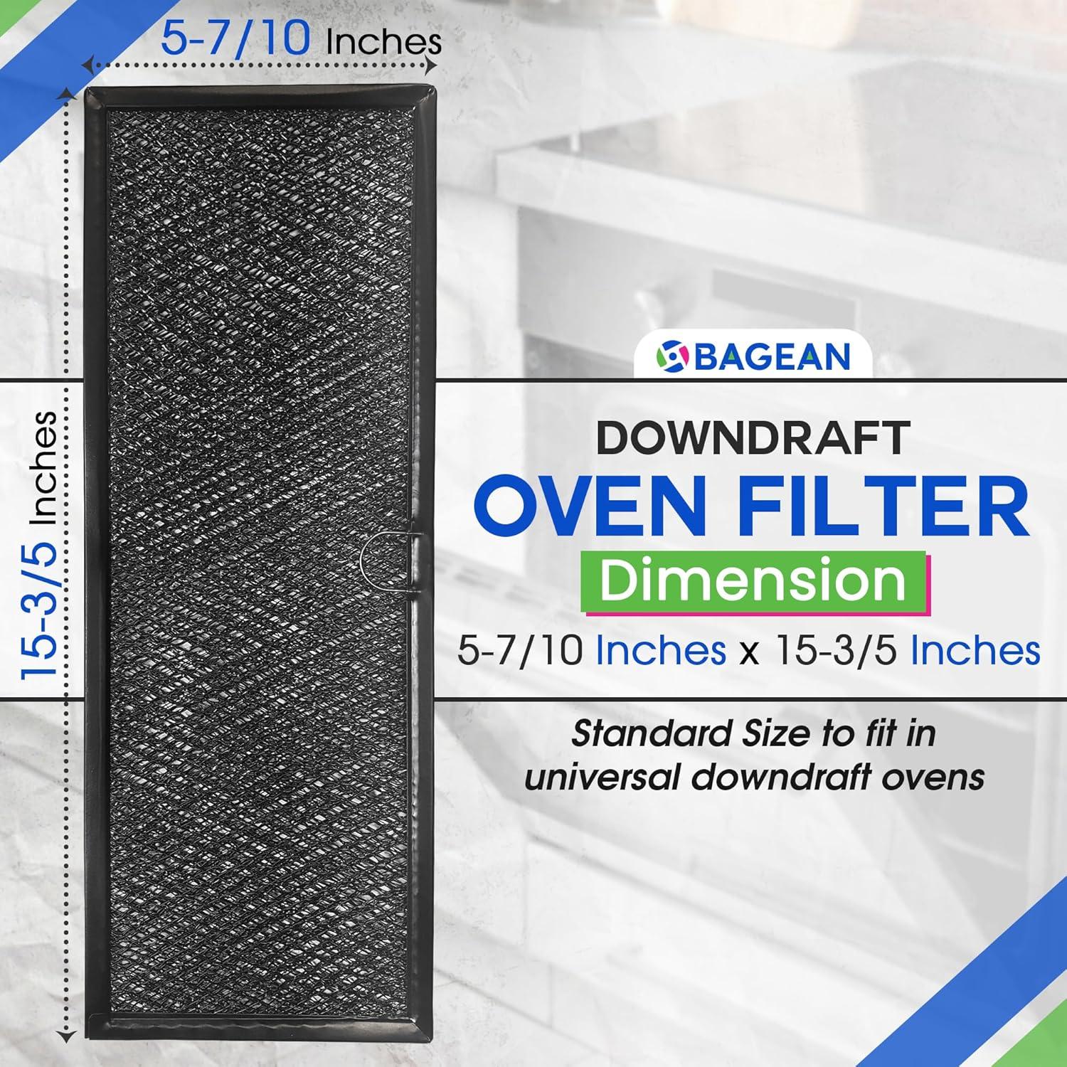 Filtro de Campana Downdraft Bagean 14.4x39.7cm para Whirlpool