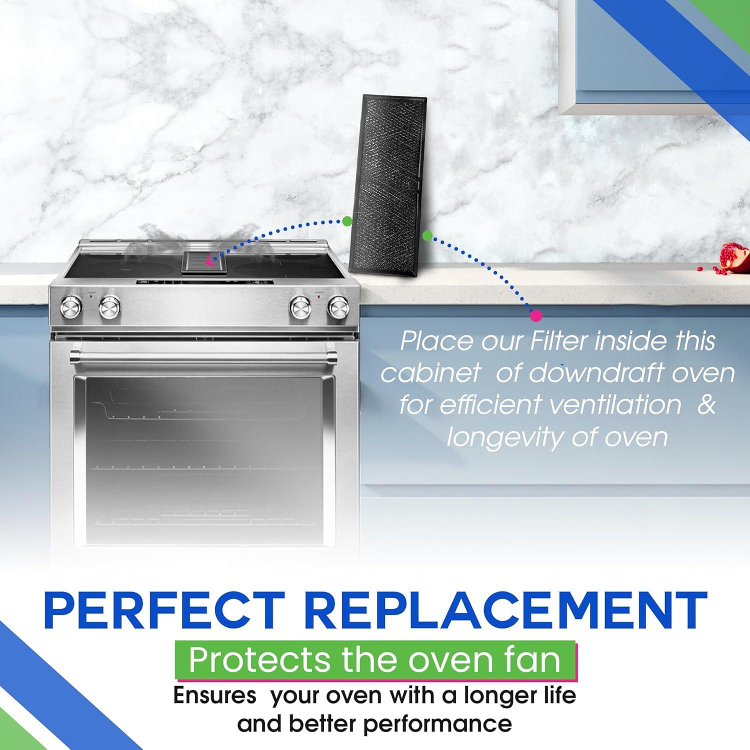 Filtro de Campana Downdraft Bagean 14.4x39.7cm para Whirlpool