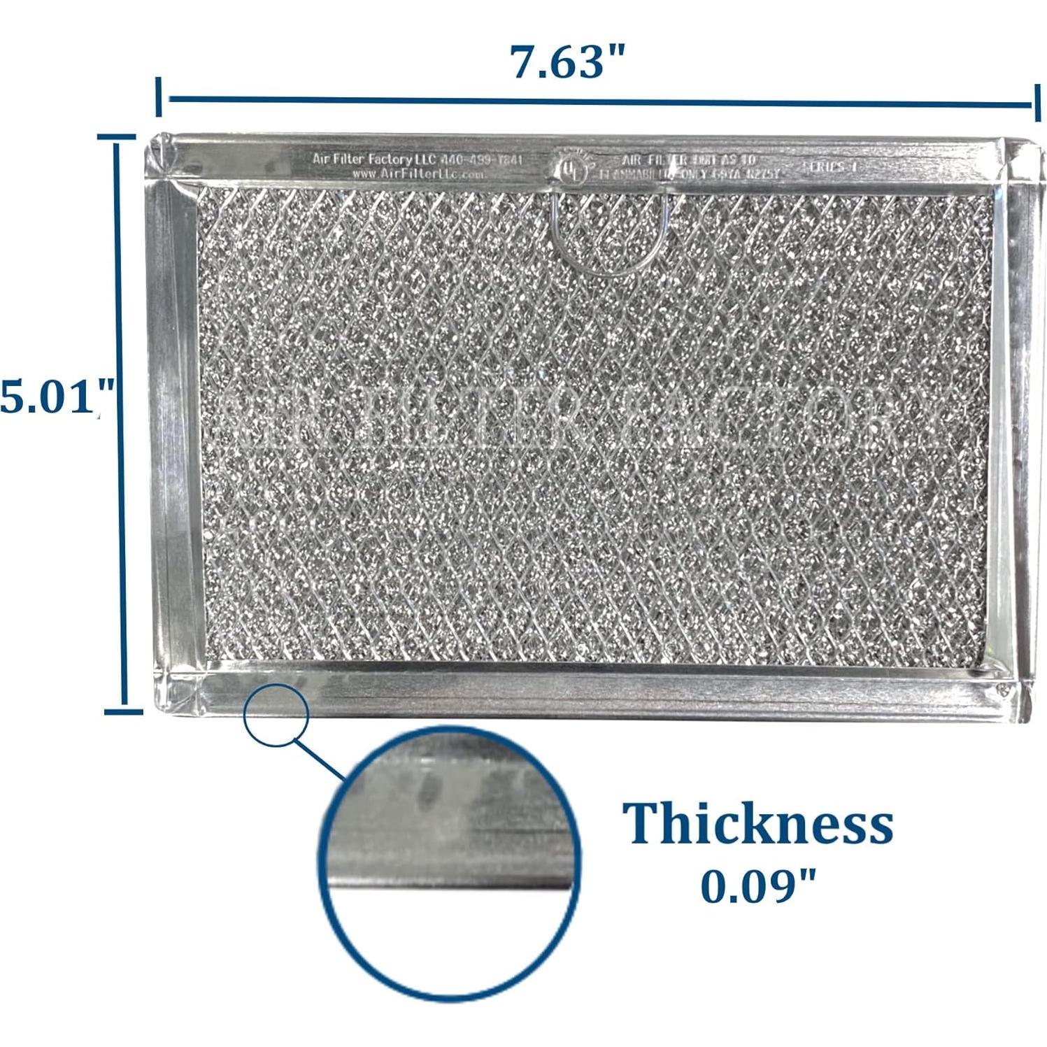 Filtro de Grasa para Microondas Fábrica 5304464105 Paquete de 2