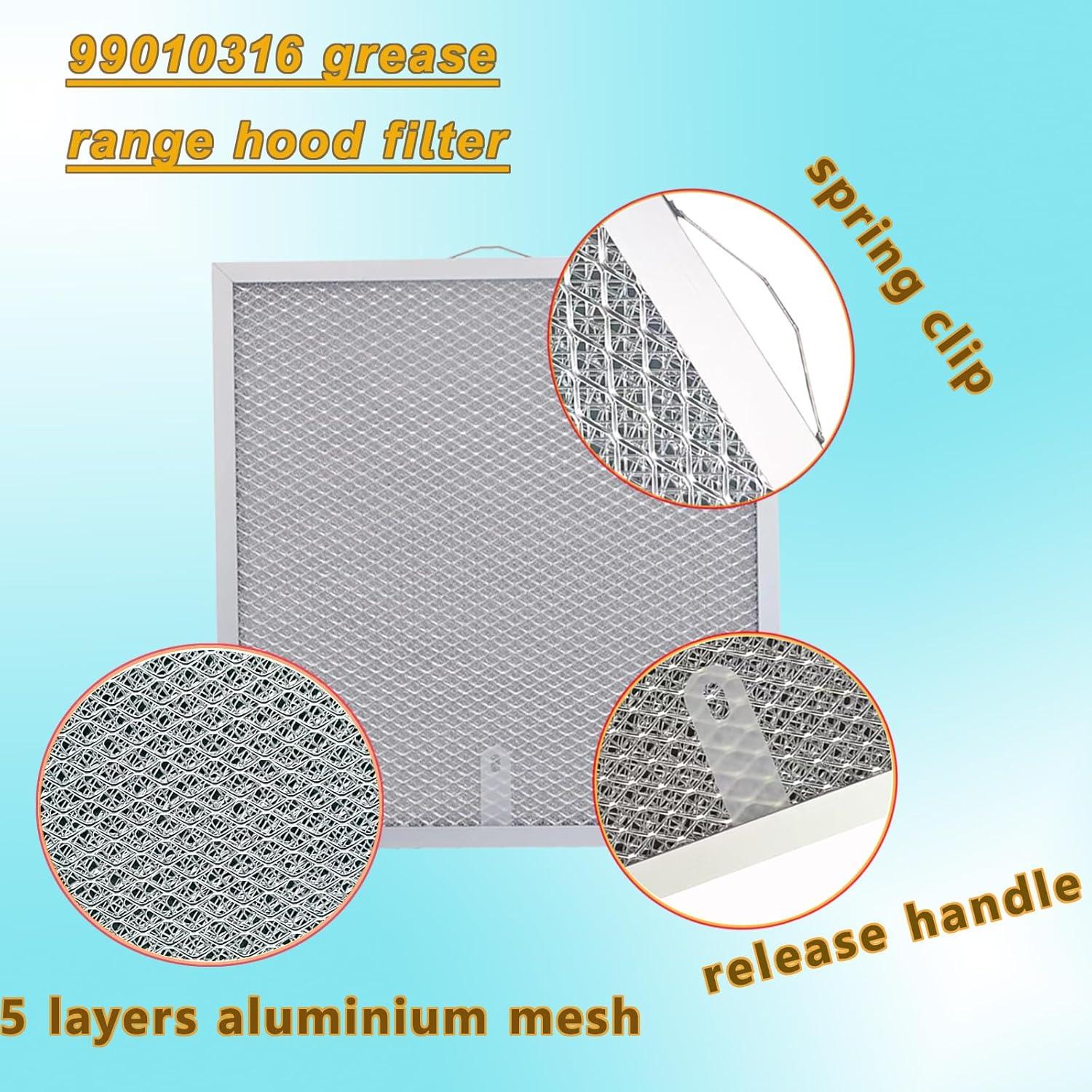 Filtros de Campana Extractora MADHUT 99010316 2-Pack 29.5x28.5cm