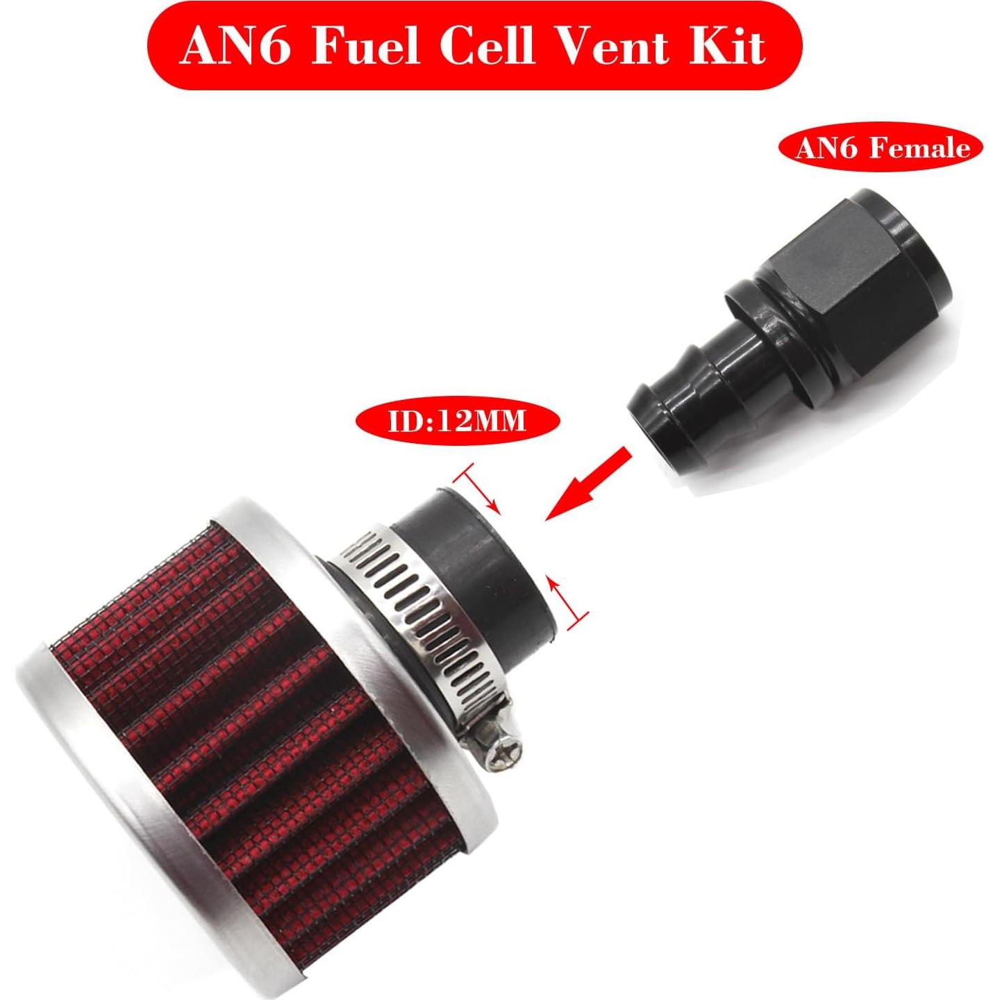 Kit de respiradero XDBower 002 con conector hembra 6AN