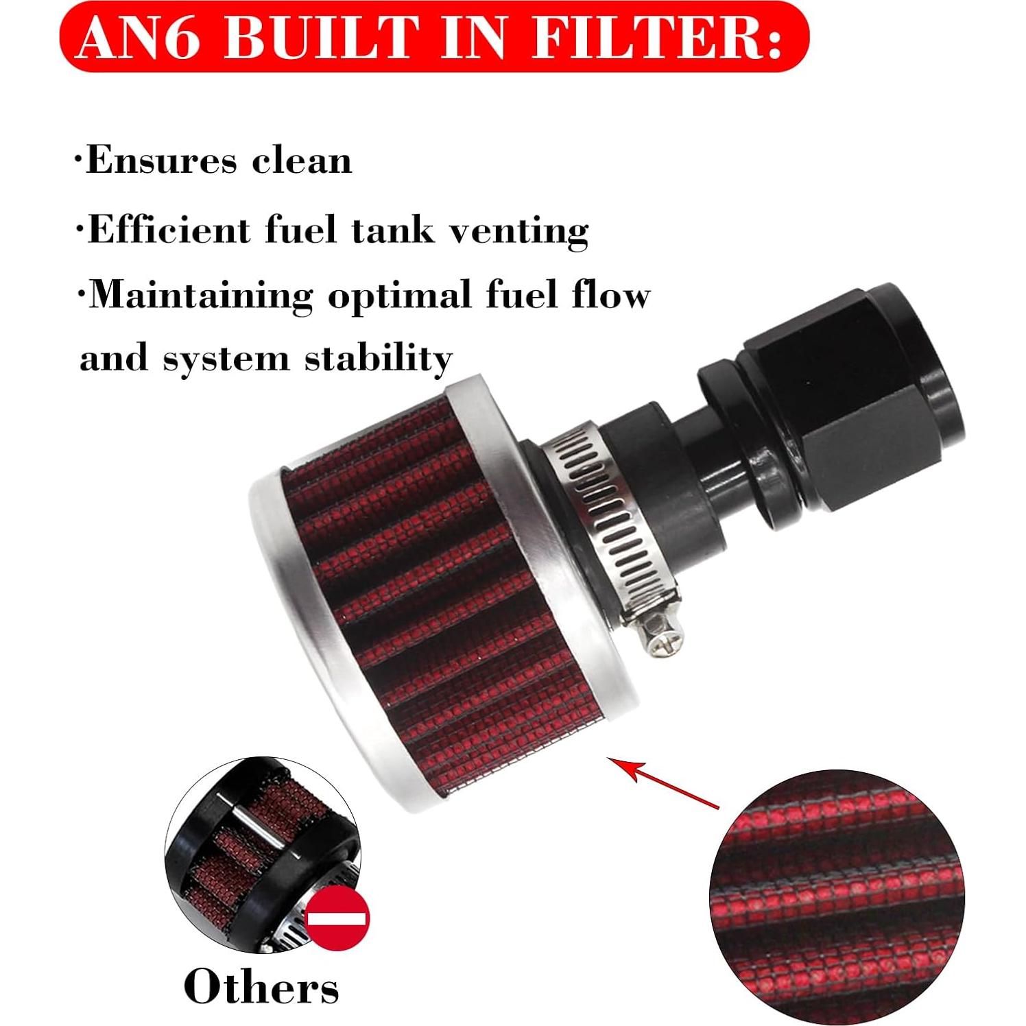 Kit de respiradero XDBower 002 con conector hembra 6AN