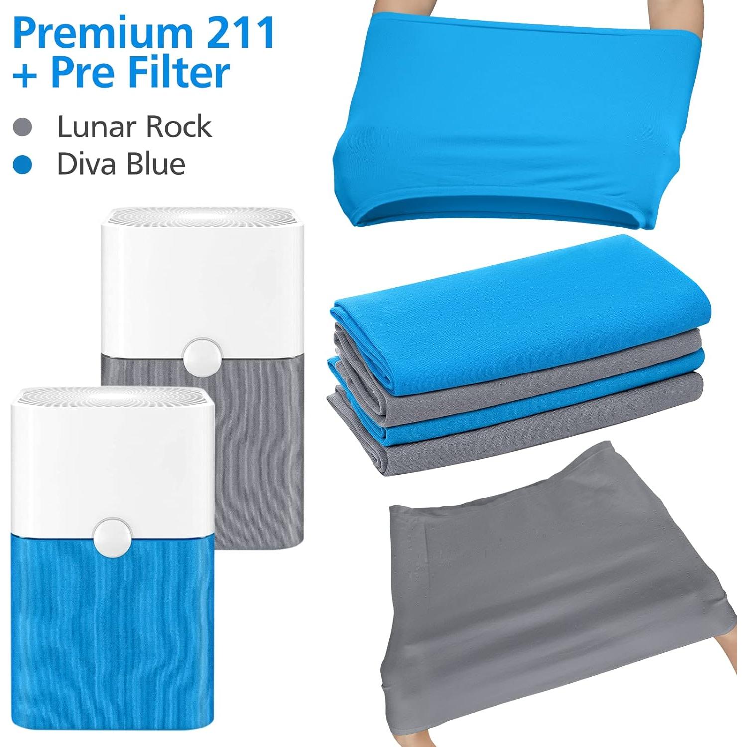 Filtros Prelavables Cabiclean para Purificador Blueair 211+ - 4 Piezas