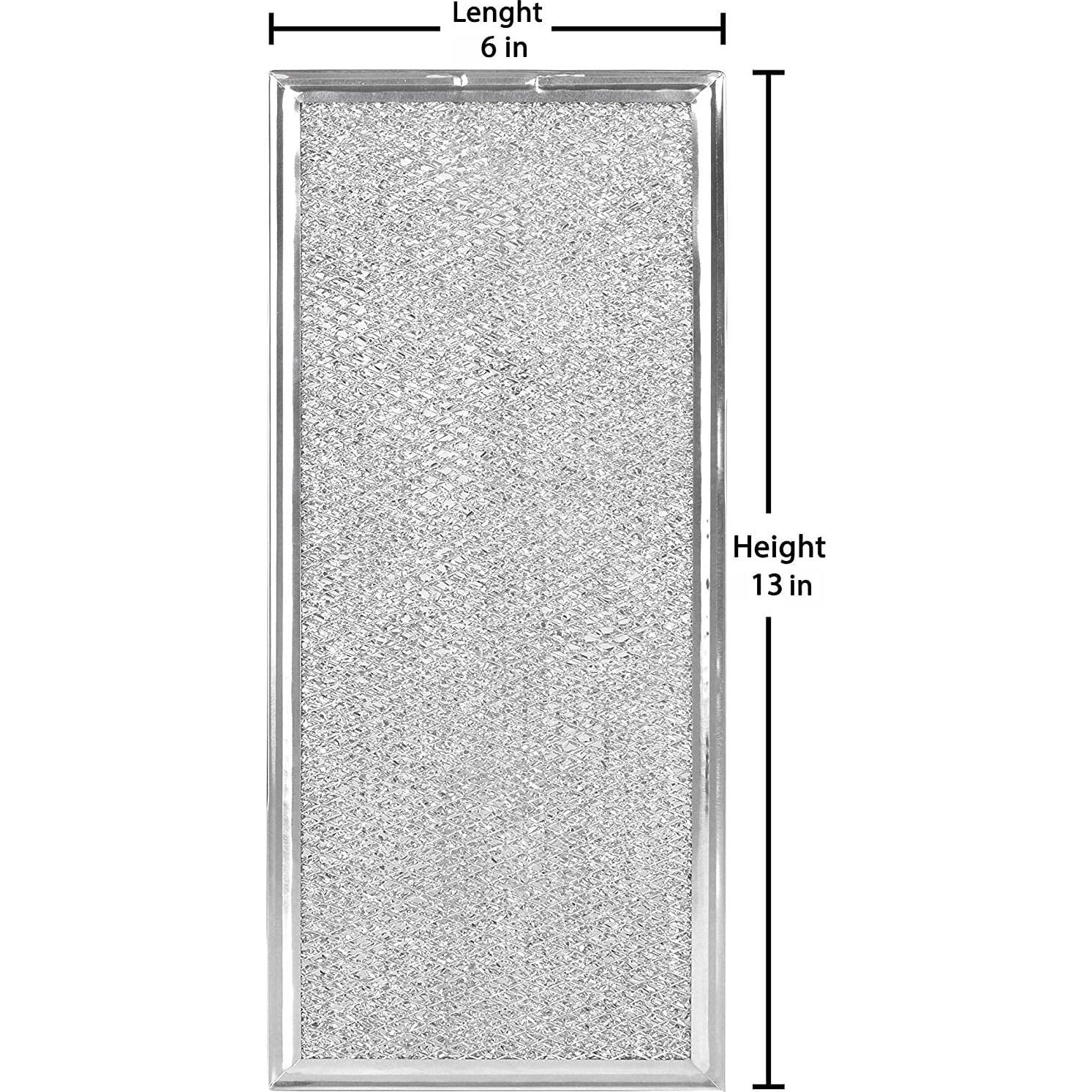 Filtro de grasa IROLEN para microondas 33x15 cm aluminio