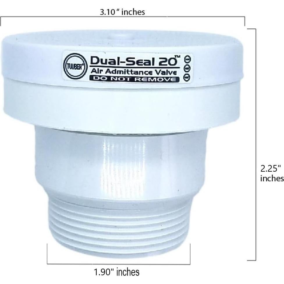 Válvula de Admisión de Aire TUUBER 1.5" Doble Sello