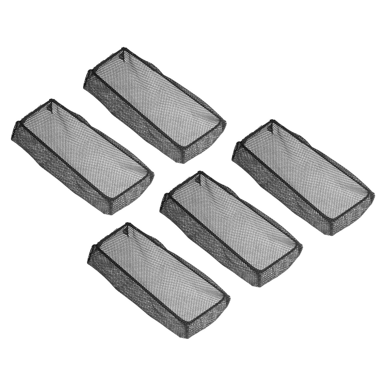 Filtro de Ventilación de Piso uxcell 5 Piezas 10x20 cm Negro