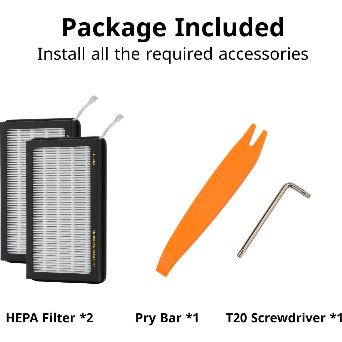 Filtro de Aire HEPA 2 Pack SNOWOOW para Tesla Model 3 y Y