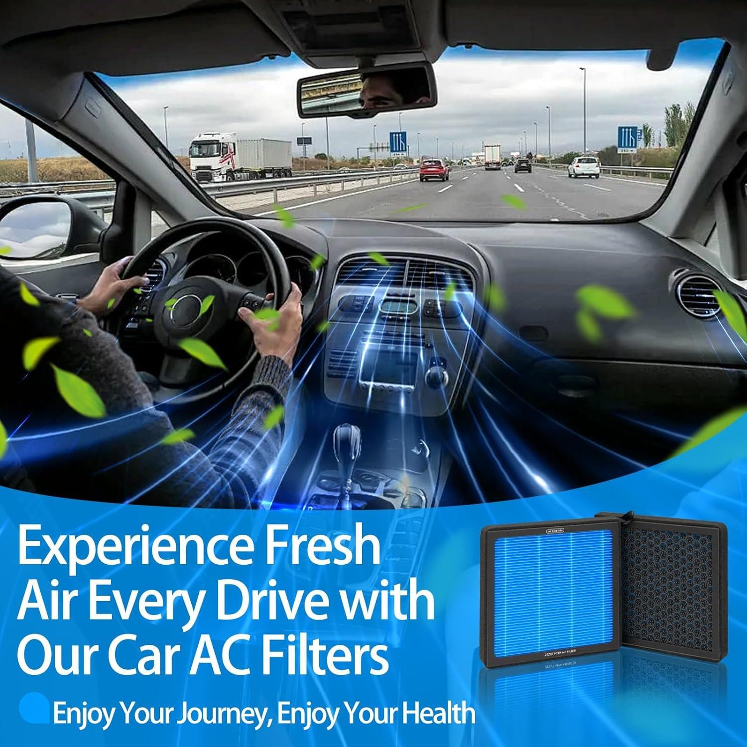 Filtro de Aire de Cabina ZEZUT CF10743 con Carbón Activado