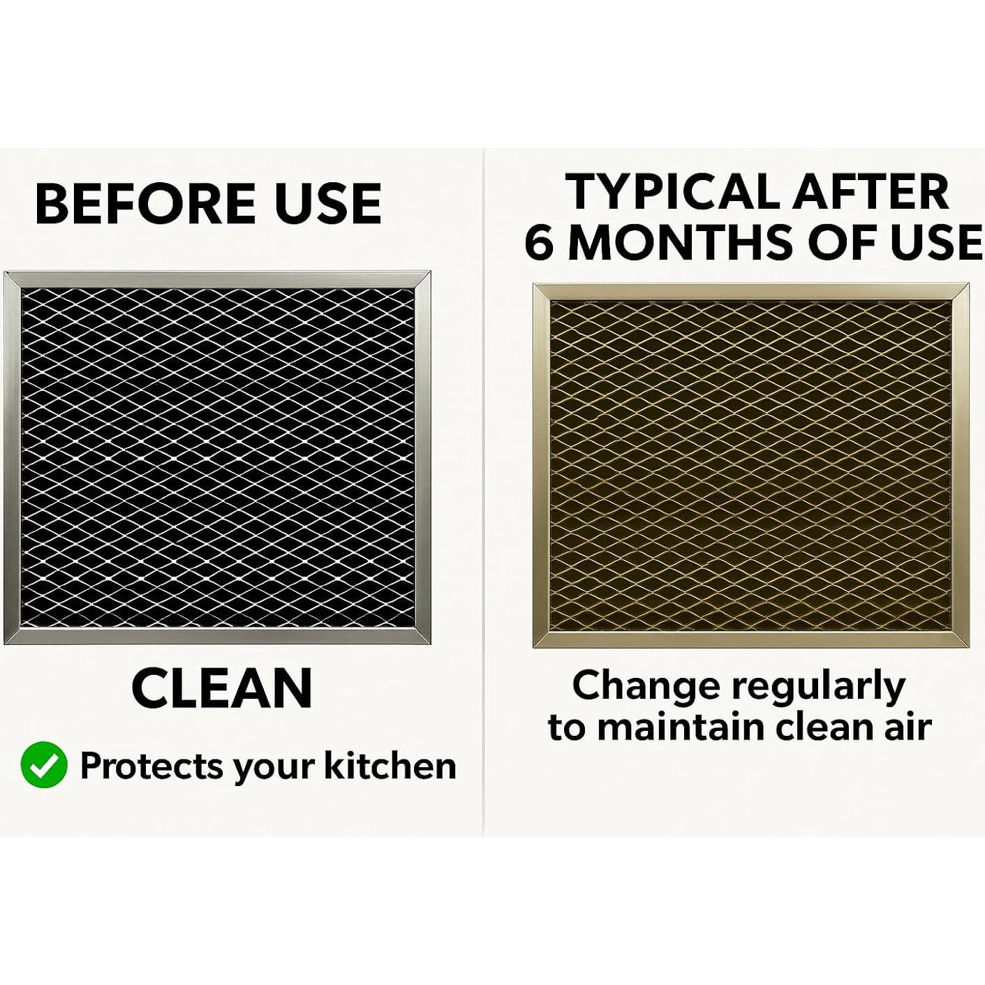 Filtro de Ventilación Campana Windon Bay 21.6x28.6cm Aluminio Carbón