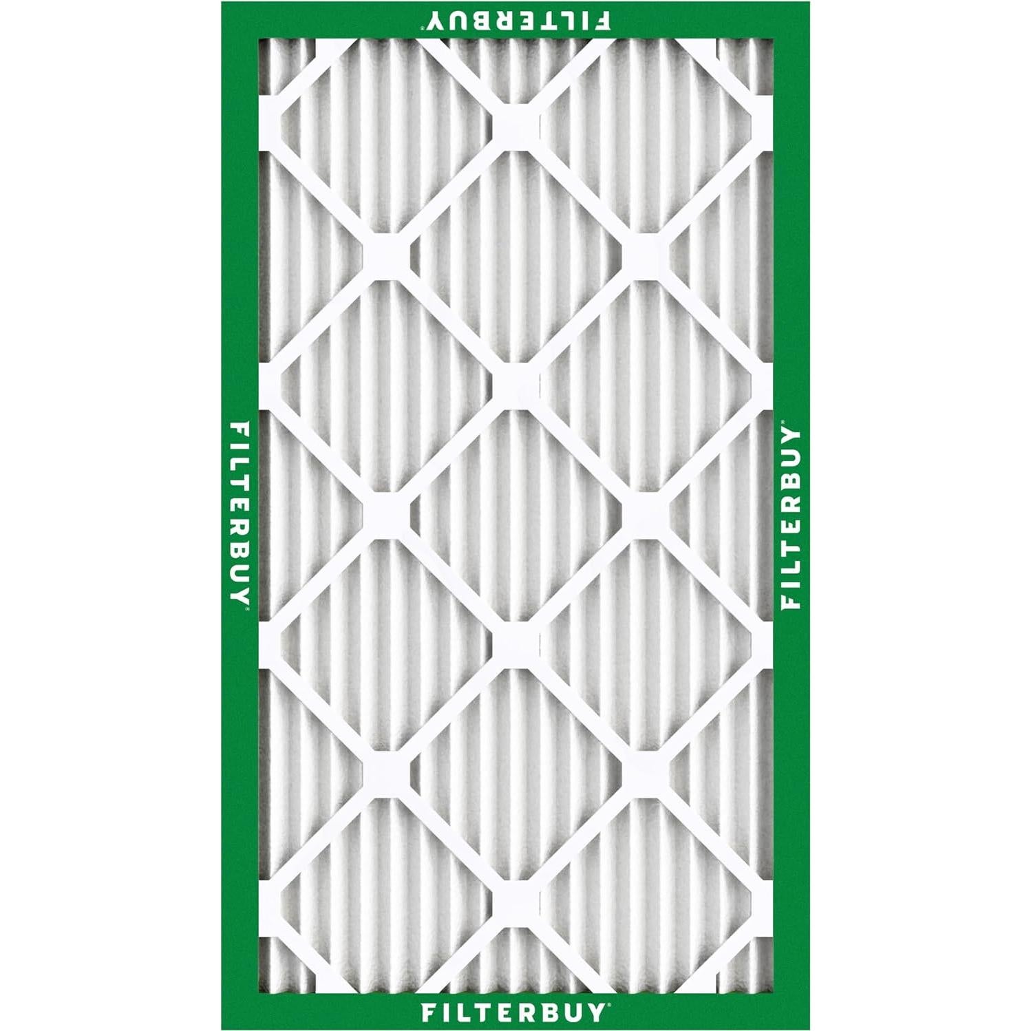 Filtro de aire Filterbuy 18x30x1 MERV 8 - Paquete de 3