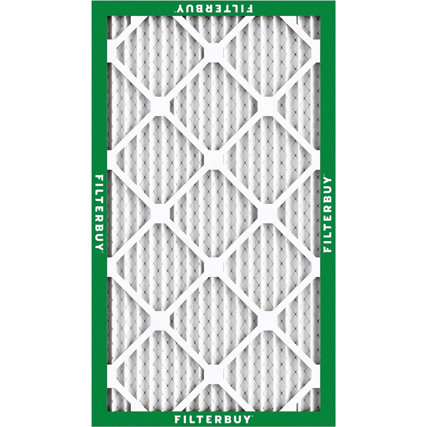 Filtro de aire Filterbuy 18x30x1 MERV 8 - Paquete de 3