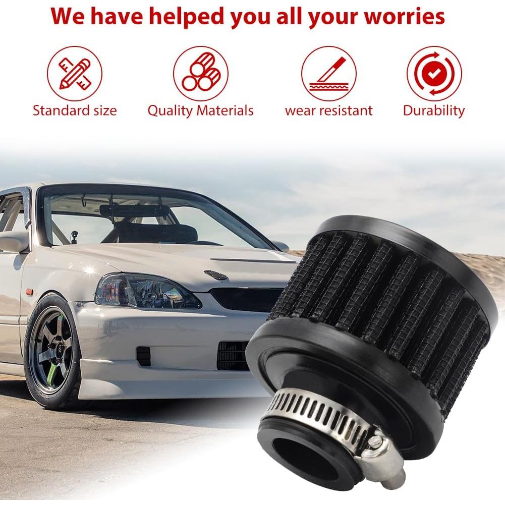 Filtro de respiración tapa de válvula 18mm WIKIBB para Honda