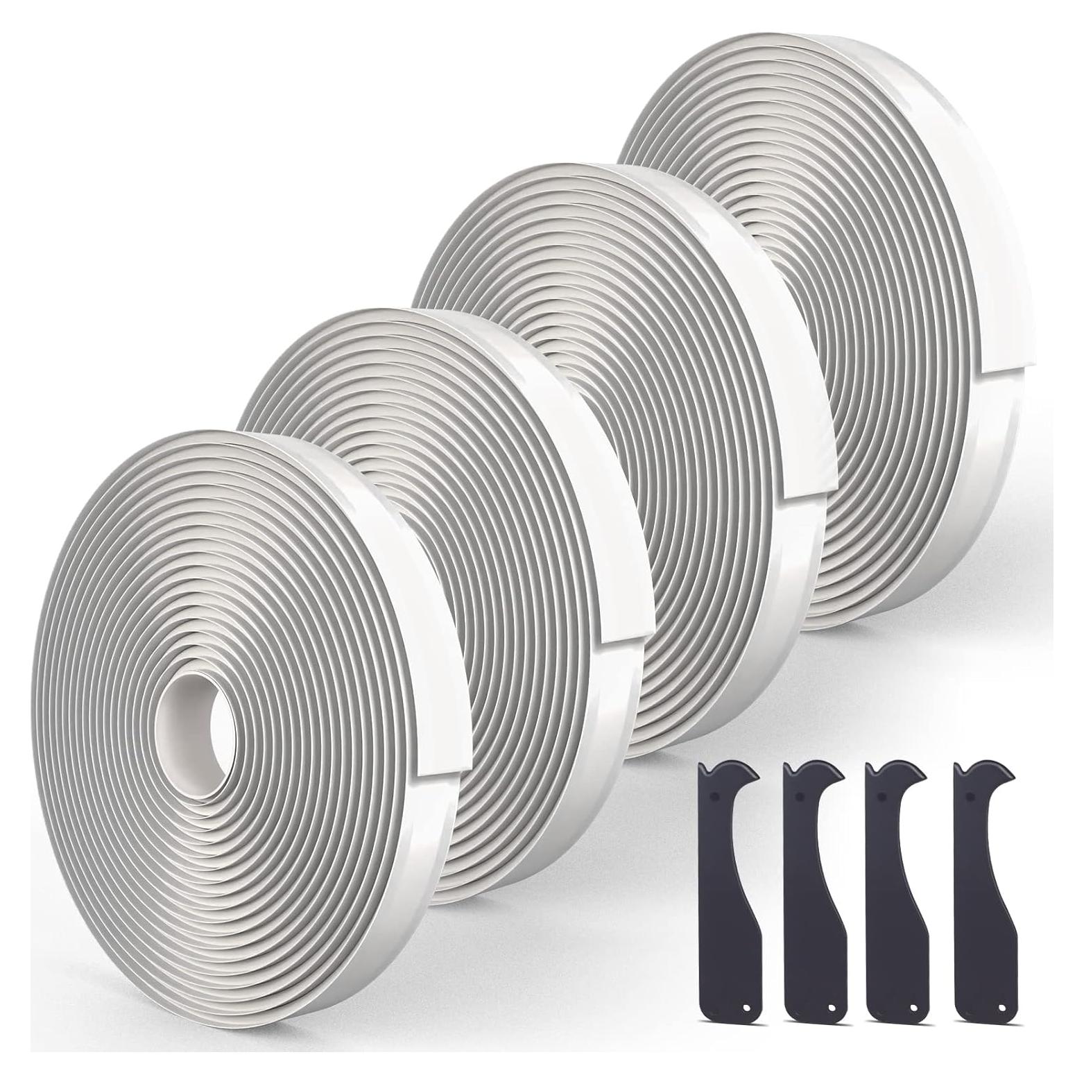 Paquete de 4 cintas de sellado de butilo Oleitodh 1.9 cm x 9.14 m