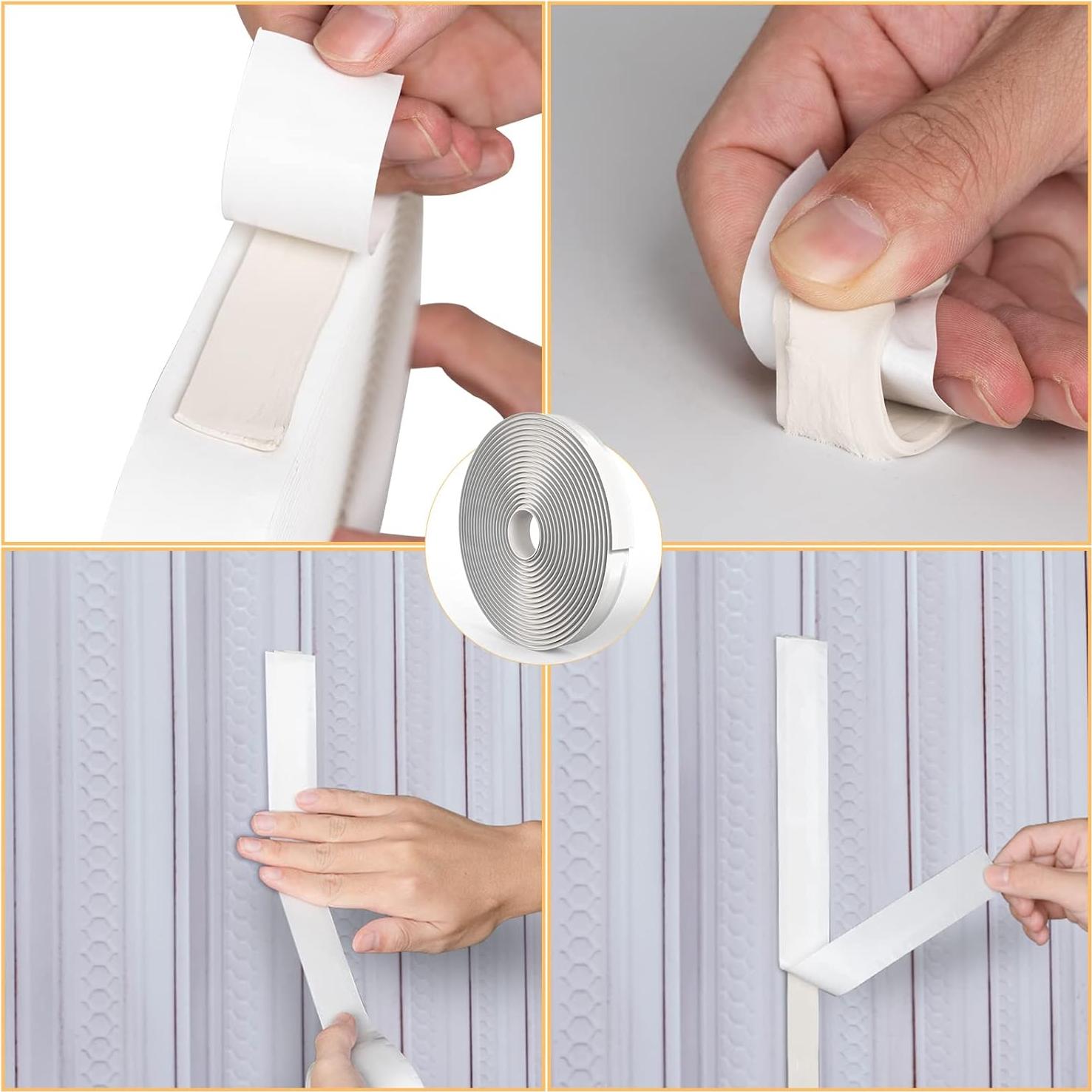 Paquete de 4 cintas de sellado de butilo Oleitodh 1.9 cm x 9.14 m