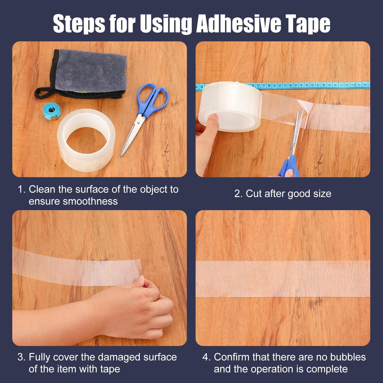 Cinta de Sellado Transparente ZMLTLMG 5cm x 10m para Ventanas