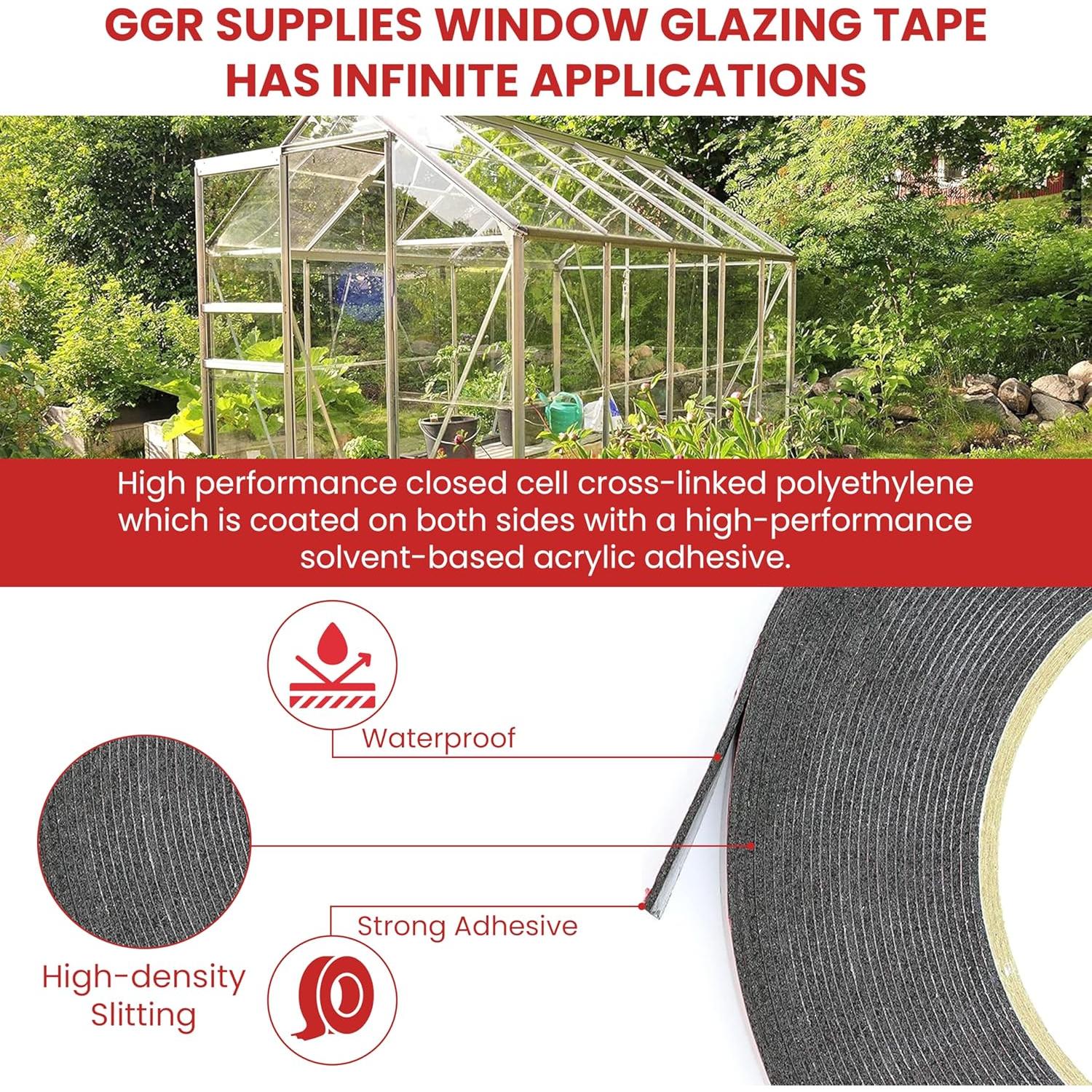 Cinta de Sellado Doble Cara GGR Supplies 1.59mm x 6.35mm x 45.72m