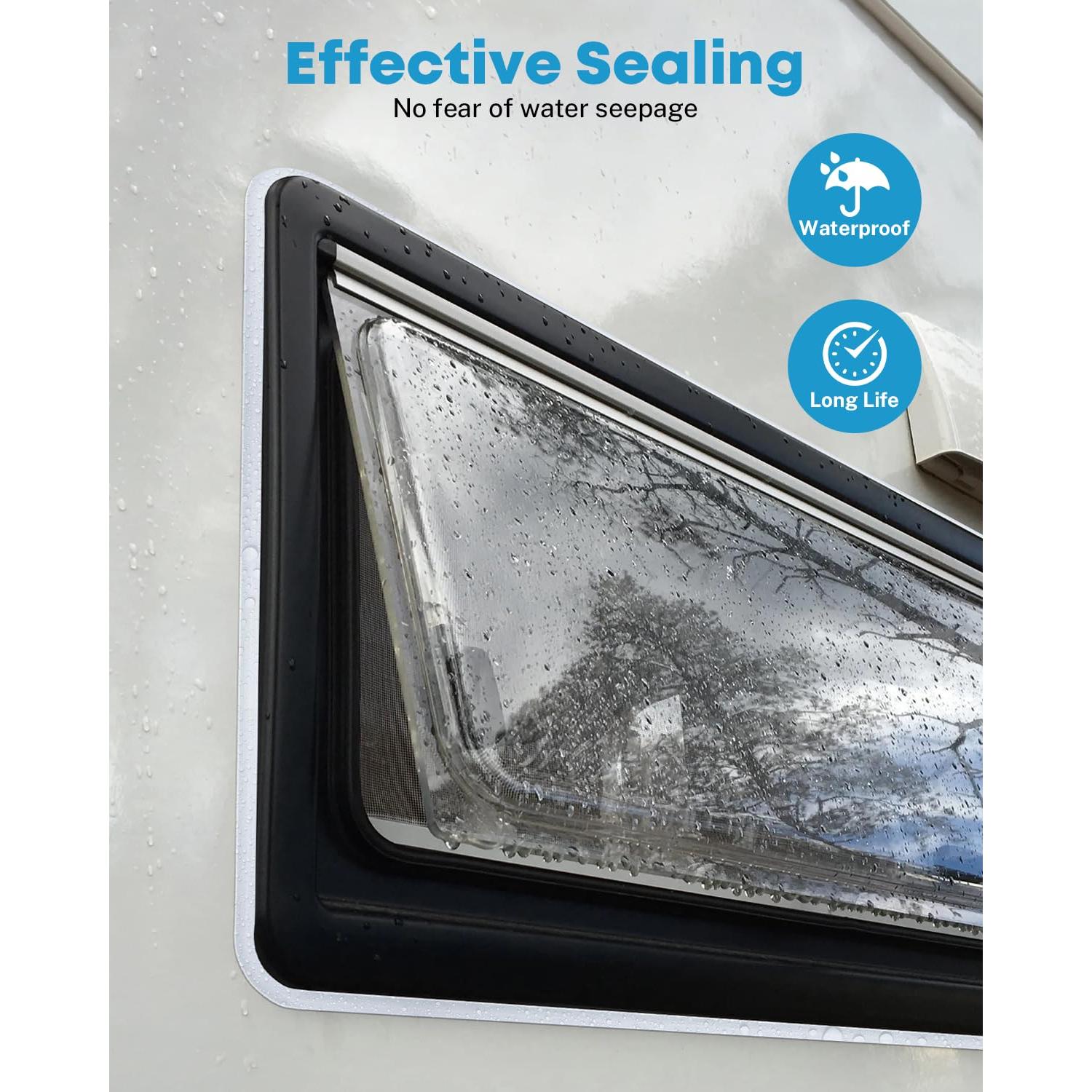 Cinta Butílica Kohree Blanca 4 Paquete 0.32cm x 1.9cm x 9.14m