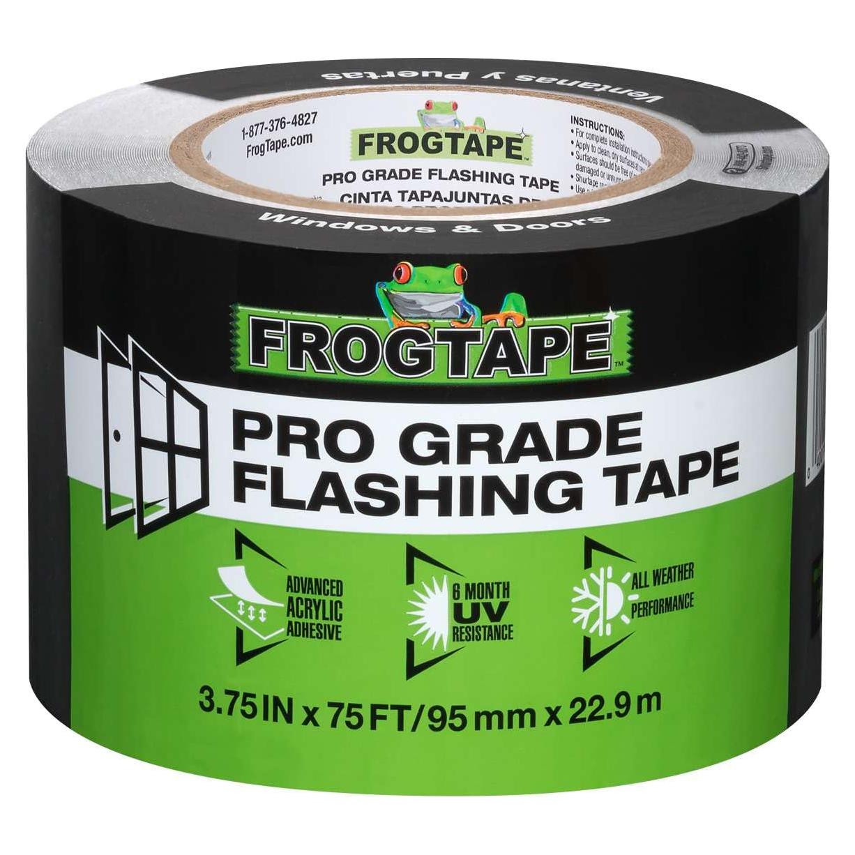 Cinta de Sellado FrogTape Pro Grade 9.5 cm x 22.86 m Negra