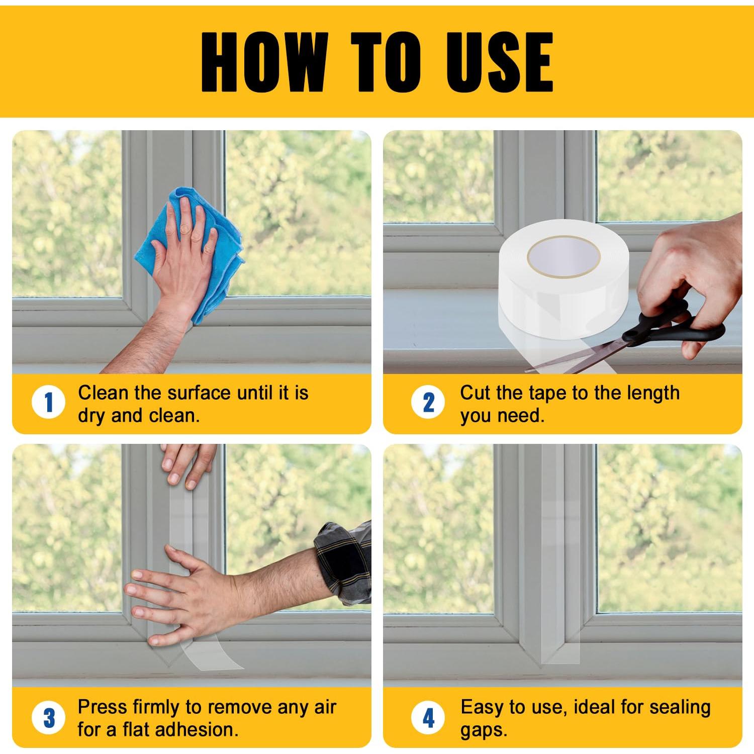 Cinta de Sellado VIVIDA 5 cm x 32 m Aislante Transparente