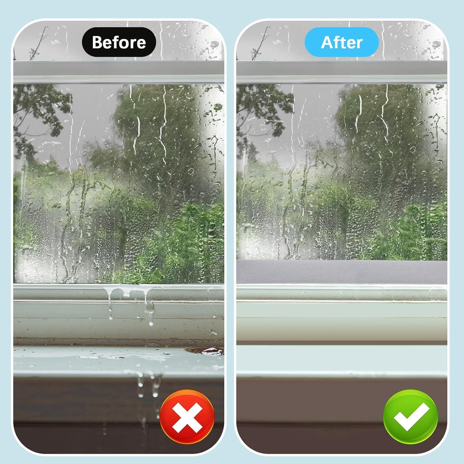 Tira Absorbente de Condensación Orizizhic 5m x 3cm Gris