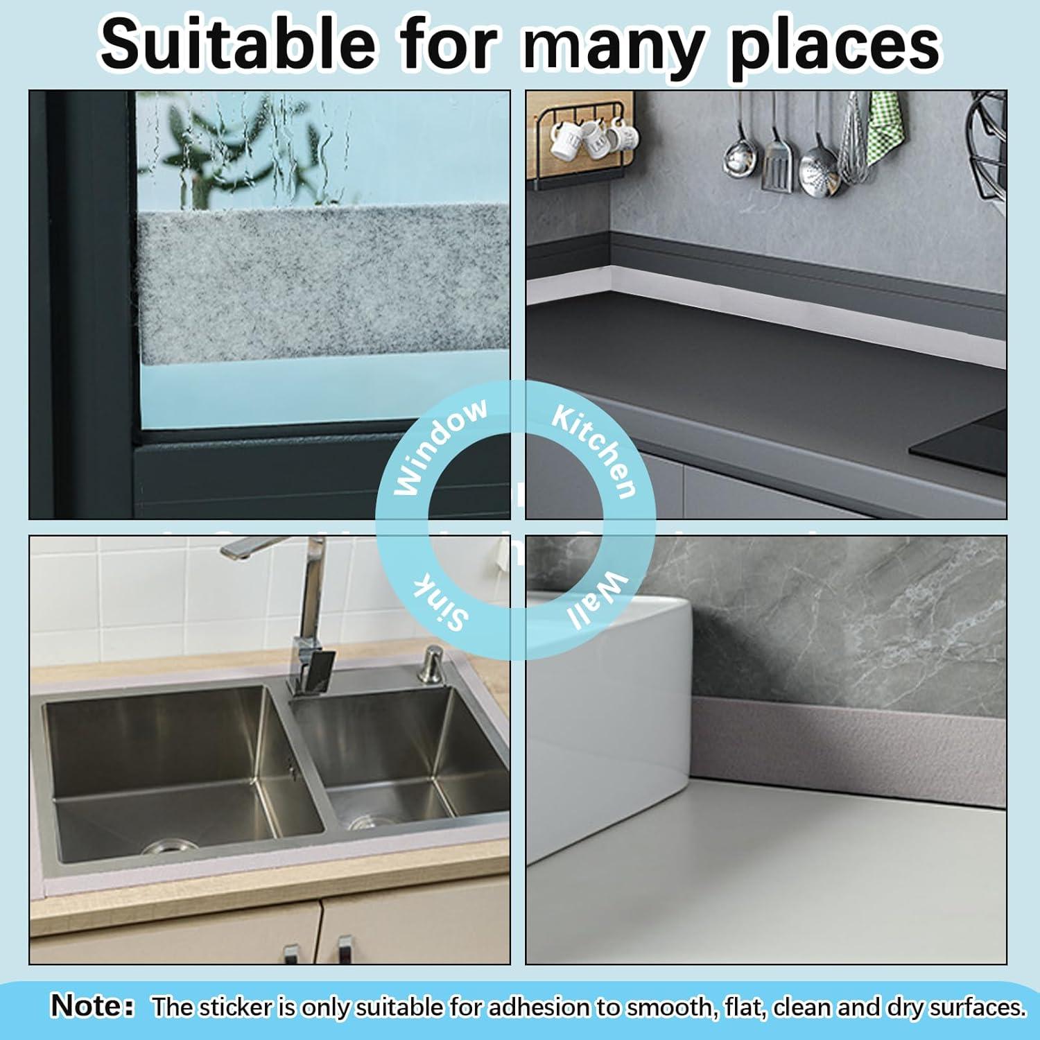 Tira Absorbente de Condensación Orizizhic 5m x 3cm Gris