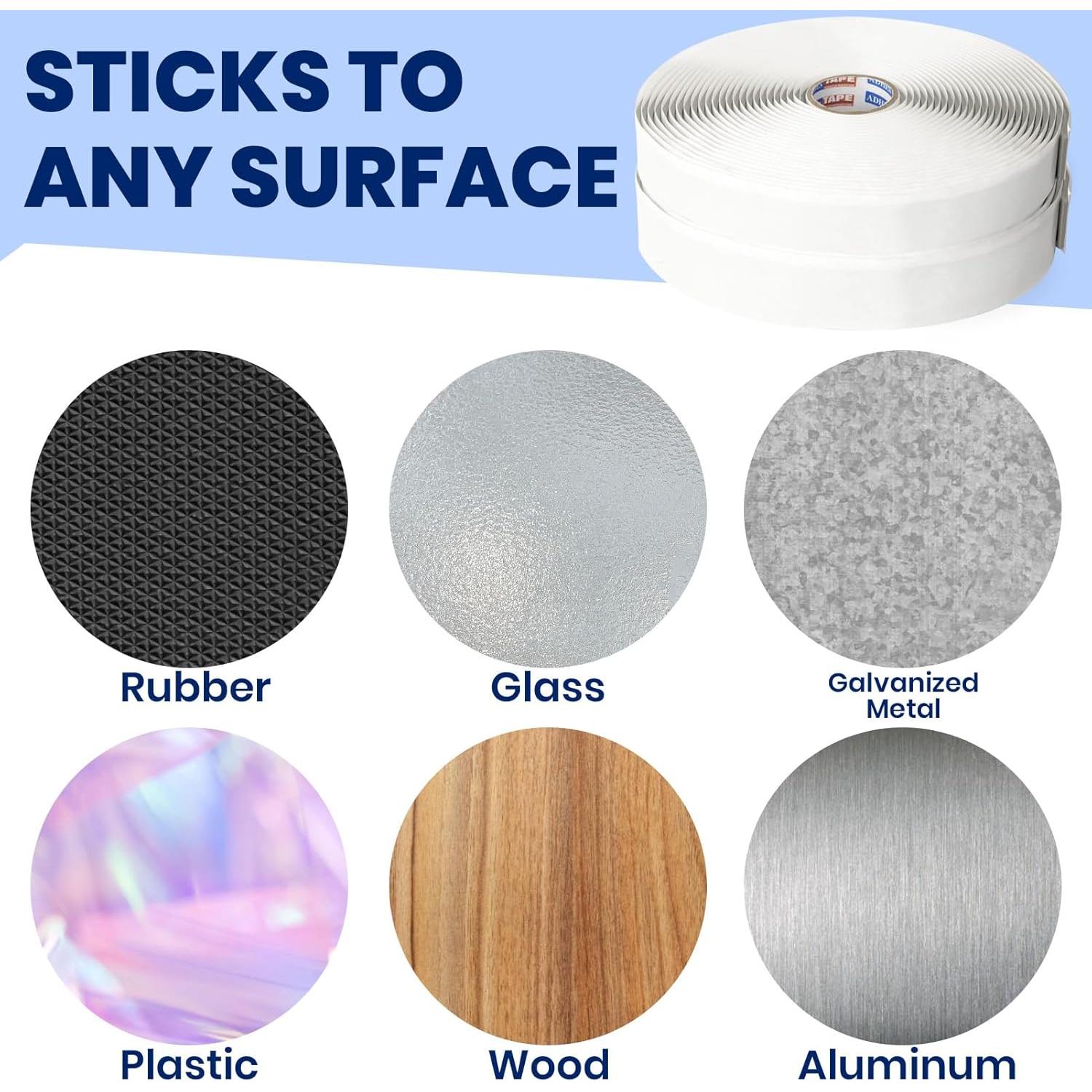 Cinta Selladora de Butilo ADHES 1" x 9.14m para Reparaciones