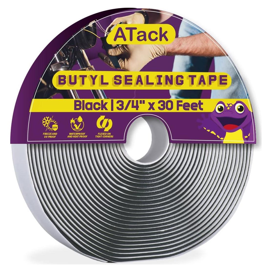 Cinta de Sellado Butílica ATack 19mm x 9m A Prueba de Fugas