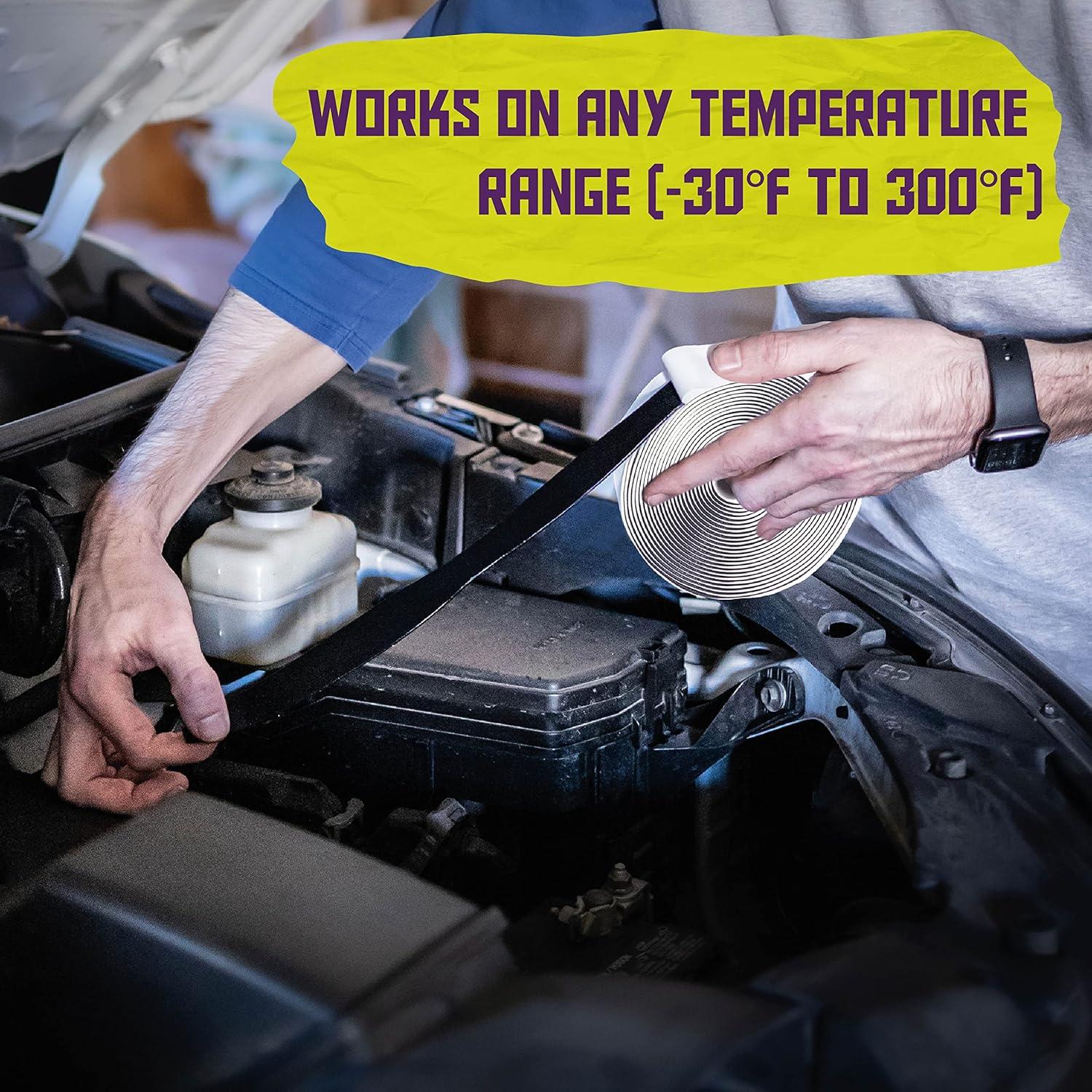 Cinta de Sellado Butílica ATack 19mm x 9m A Prueba de Fugas