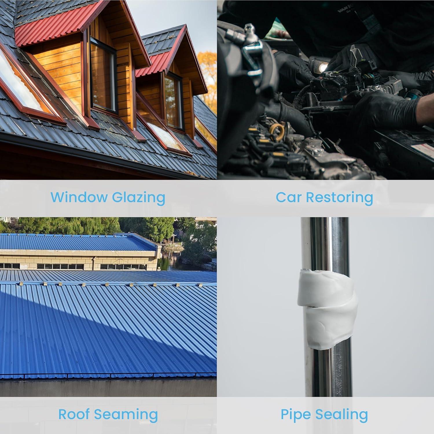 Cinta Butílica Blanca 1,27 cm x 9,14 m x 0,32 cm TAPEBEAR