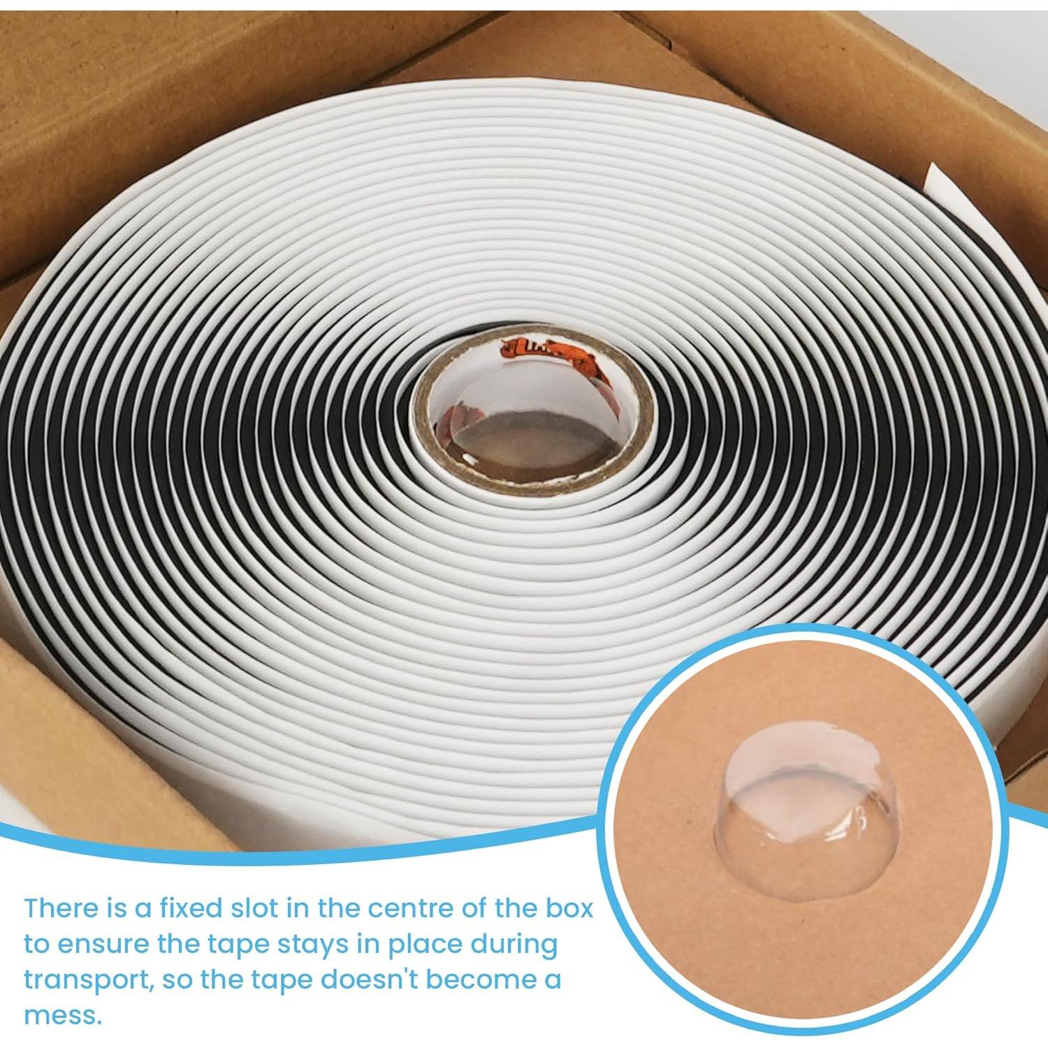 Cinta Butílica Blanca 1,27 cm x 9,14 m x 0,32 cm TAPEBEAR