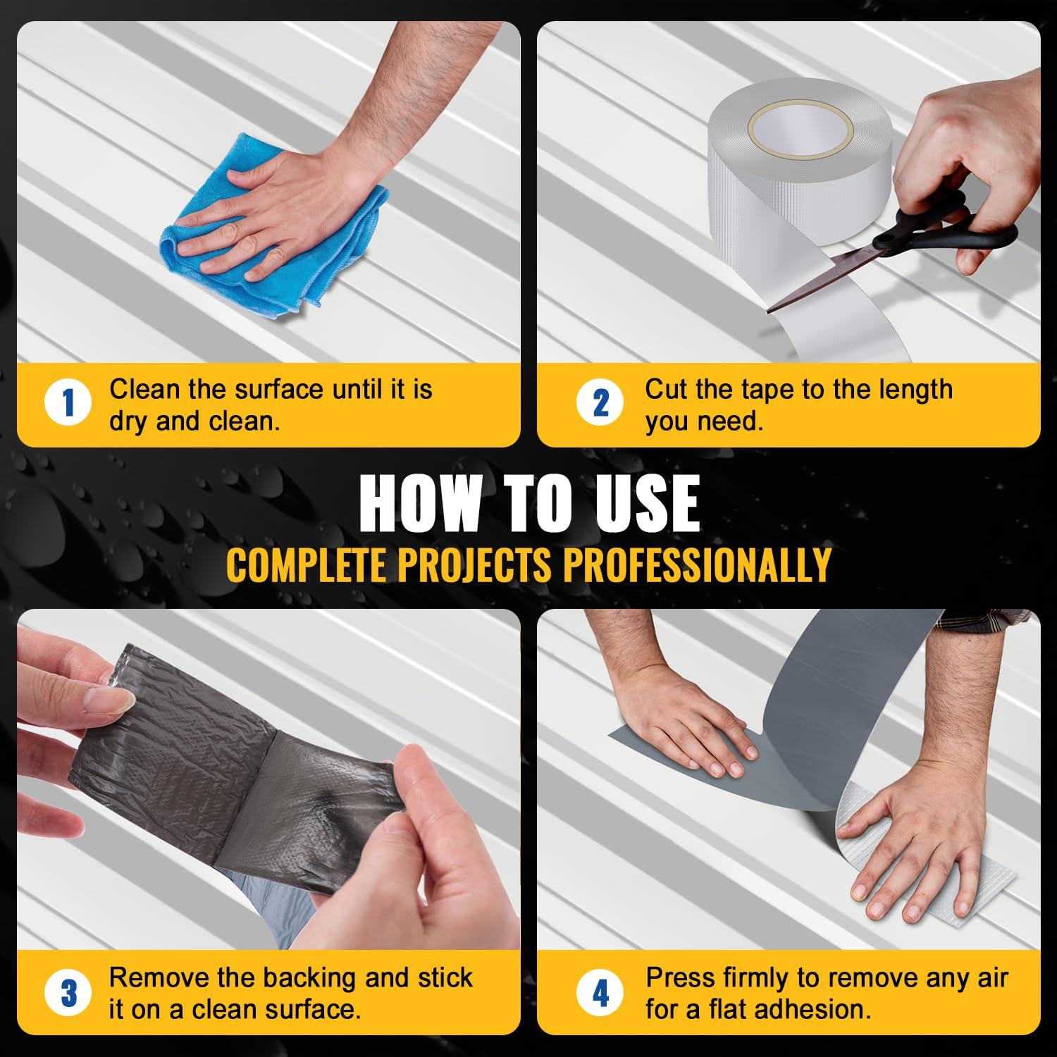 Cinta Butílica de Aluminio VIVIDA 15 cm x 6 m (1 Roll)