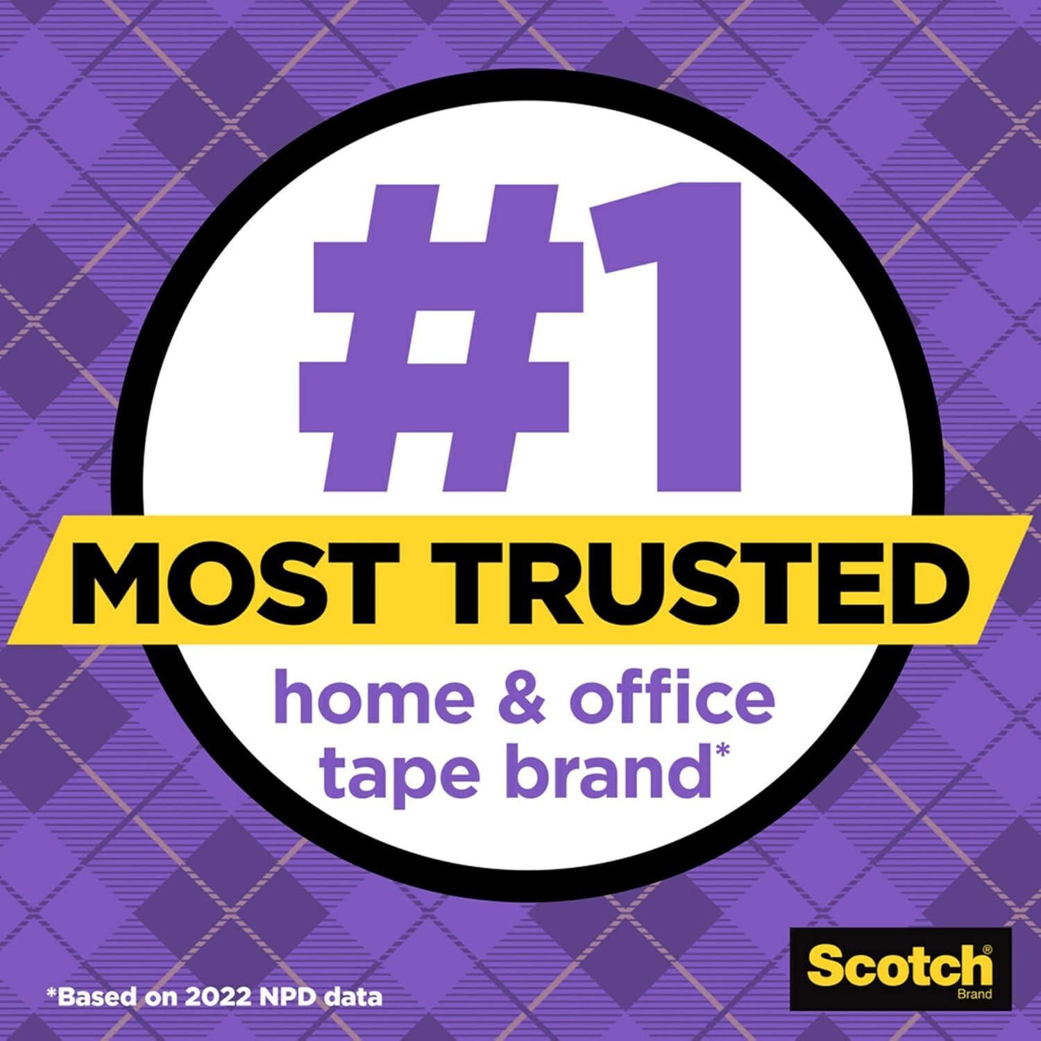 Cinta de Regalo Scotch Transparente 6 Rollos 1.9 cm x 165 m