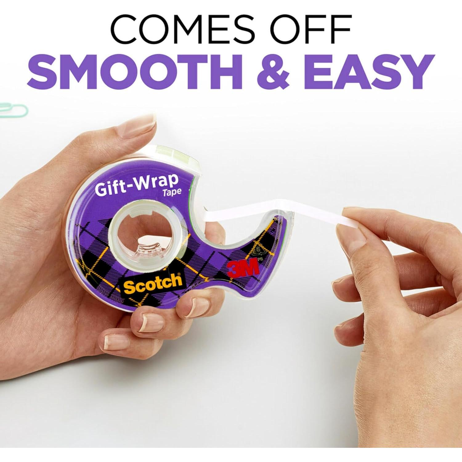 Cinta de Regalo Scotch Transparente 6 Rollos 1.9 cm x 165 m