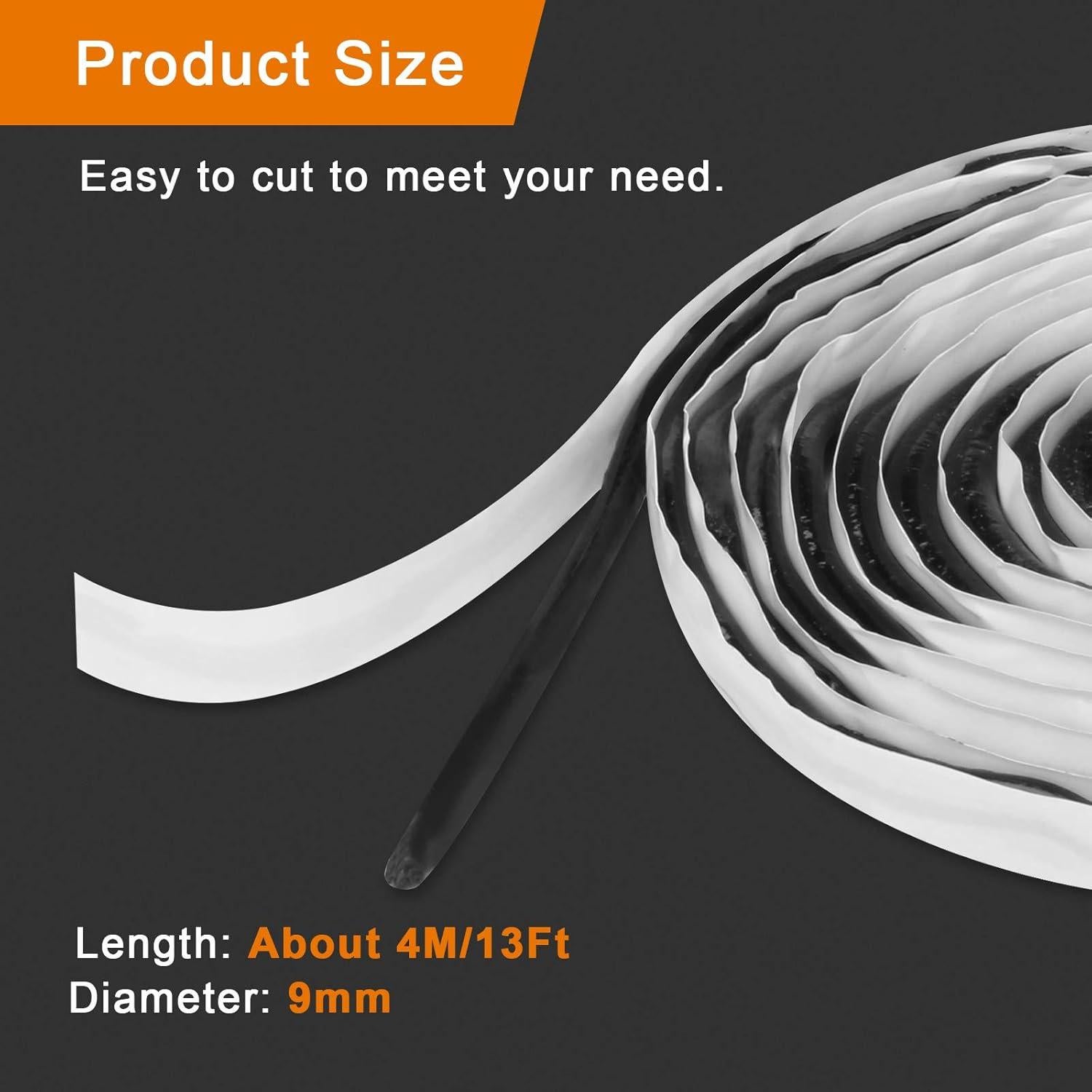 Cinta de Sellado Butílica Coitak 9mm x 3.96m para Reparación