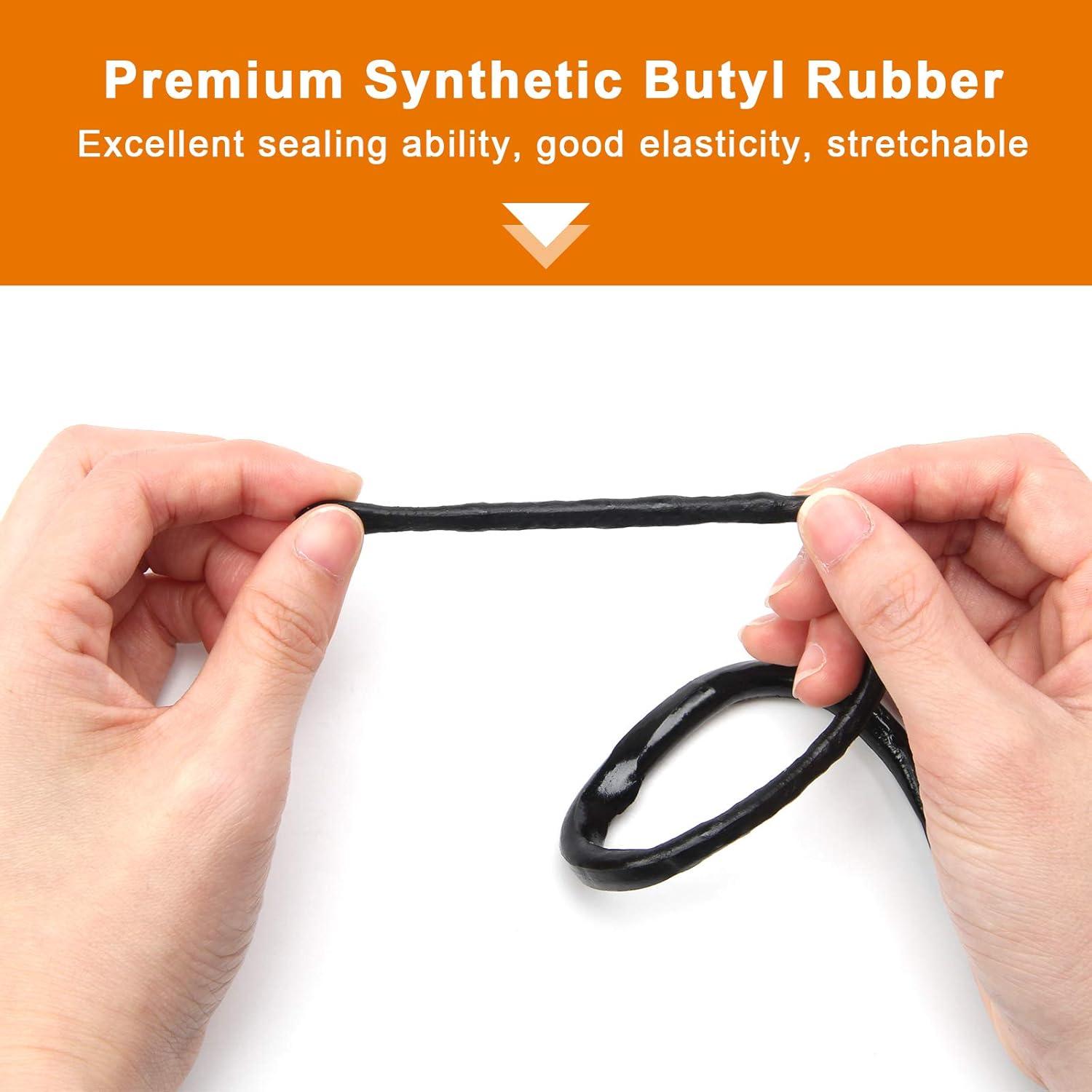 Cinta de Sellado Butílica Coitak 9mm x 3.96m para Reparación