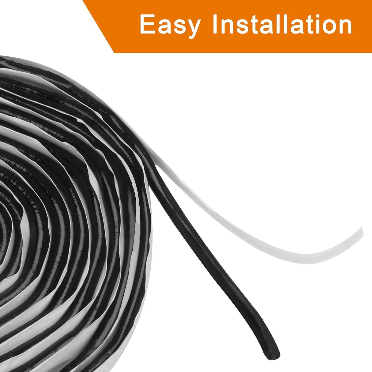 Cinta de Sellado Butílica Coitak 9mm x 3.96m para Reparación