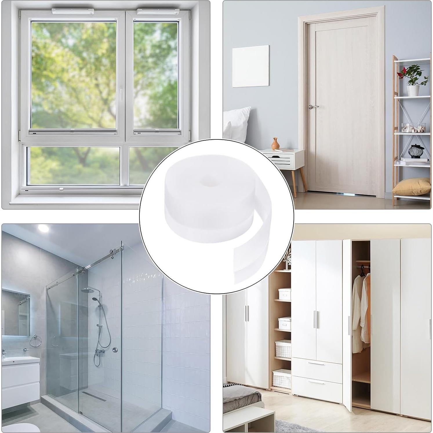 Sello de Aislamiento para Puertas HARFINGTON 8m x 45mm TPE