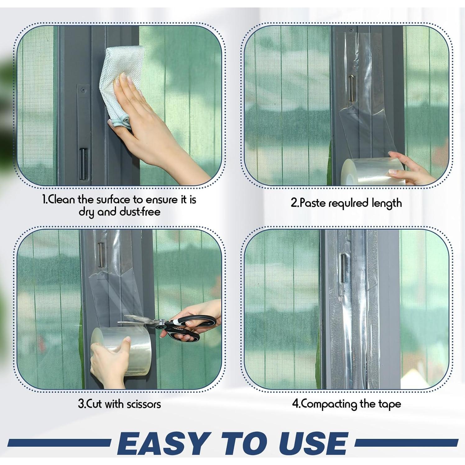 Cinta Selladora Impermeable Gilprop 4" x 15.24 m para Ventanas