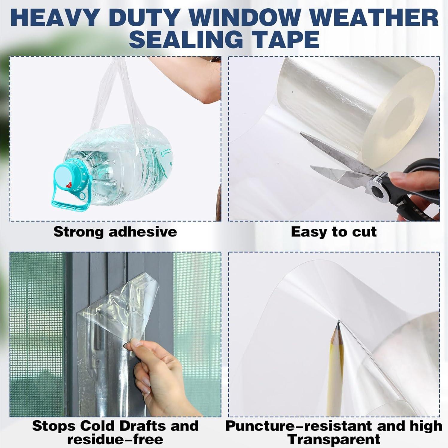 Cinta Selladora Impermeable Gilprop 4" x 15.24 m para Ventanas