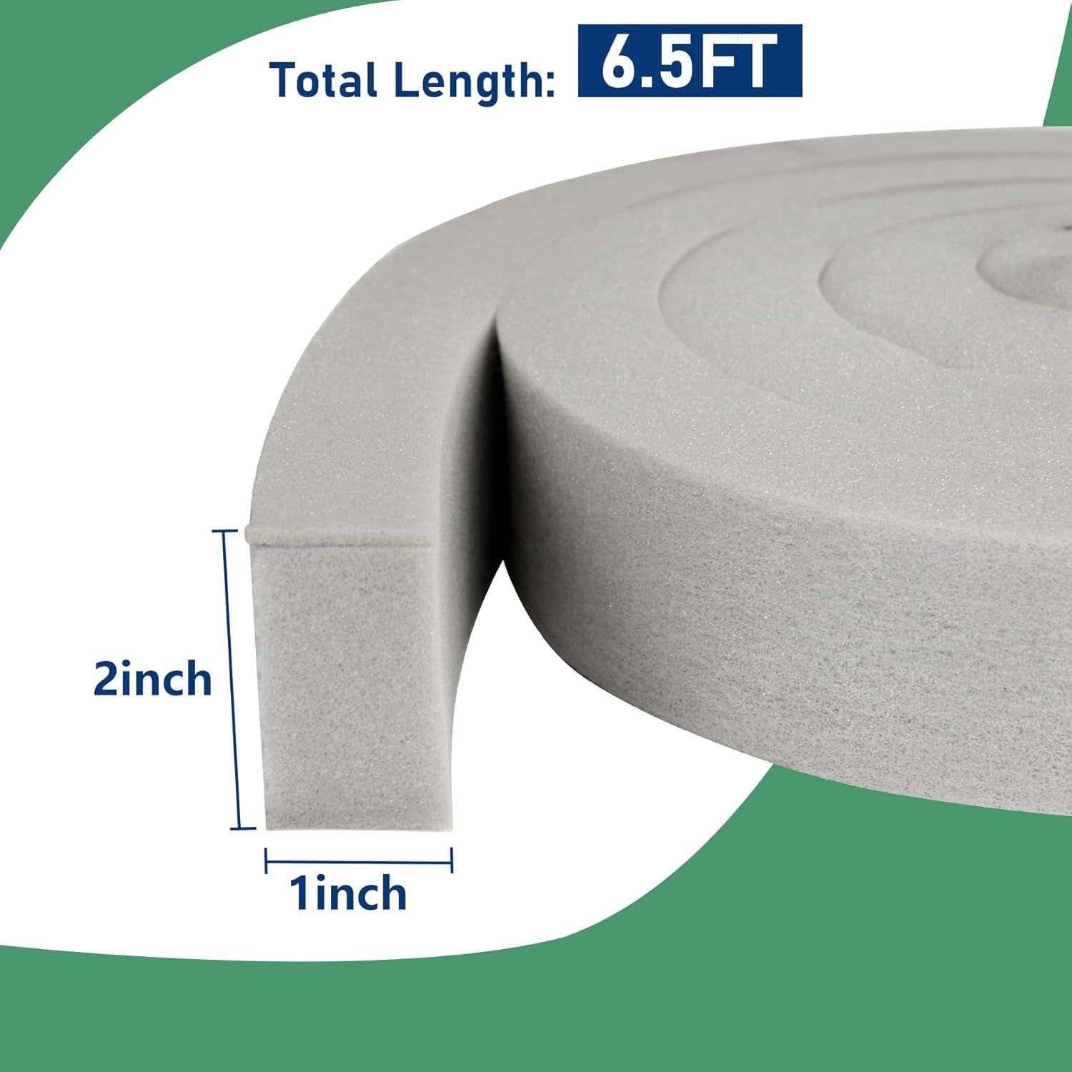 Tira de sellado de espuma Wintcomfort 5 cm x 2.5 cm 1.98 m