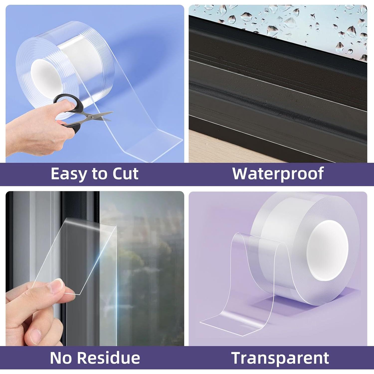 Cinta de Sellado Transparente CHENYA 20.32 cm x 20.12 m