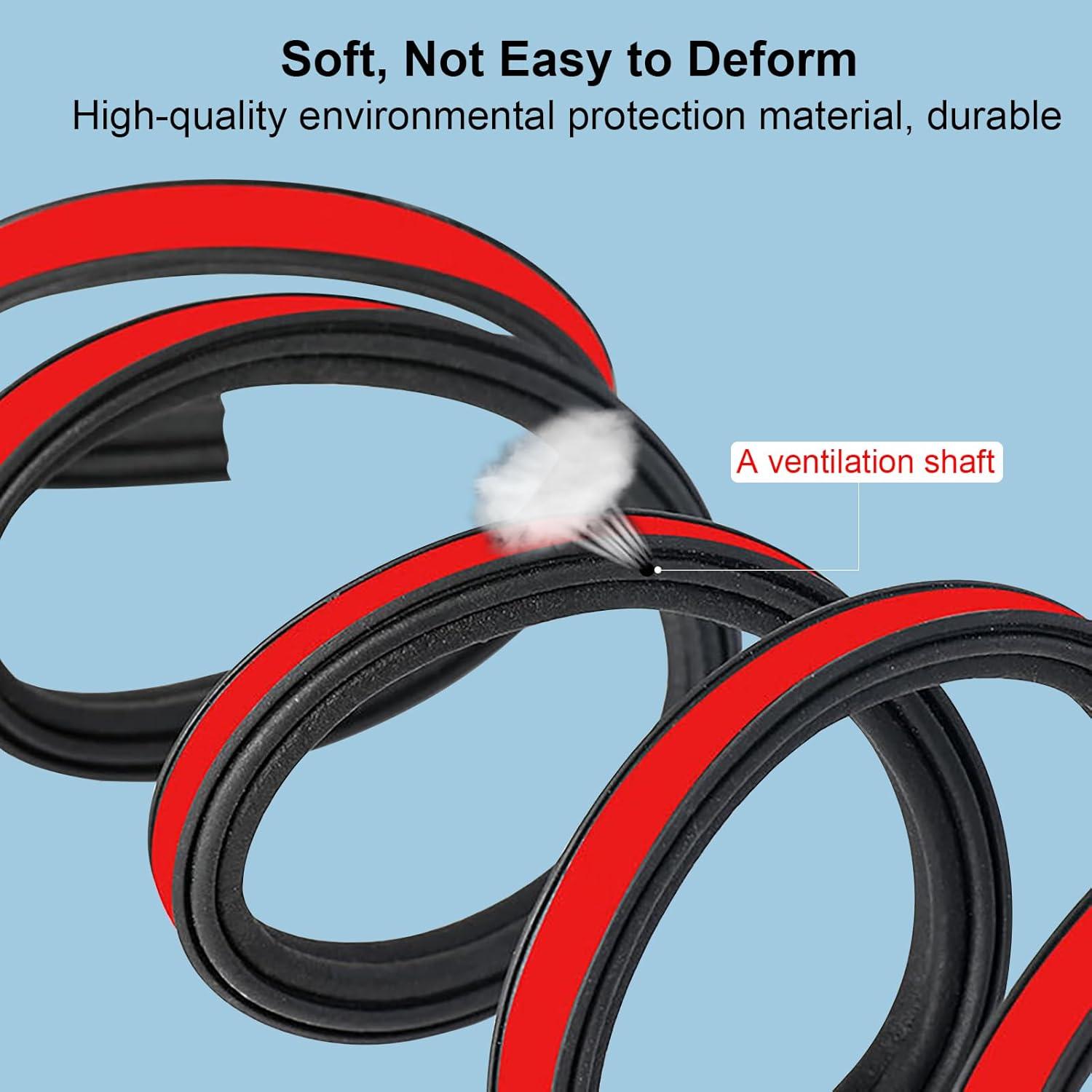 Tira de Sello de Goma BOAOSI 16m para Puertas de Vehículos Grandes