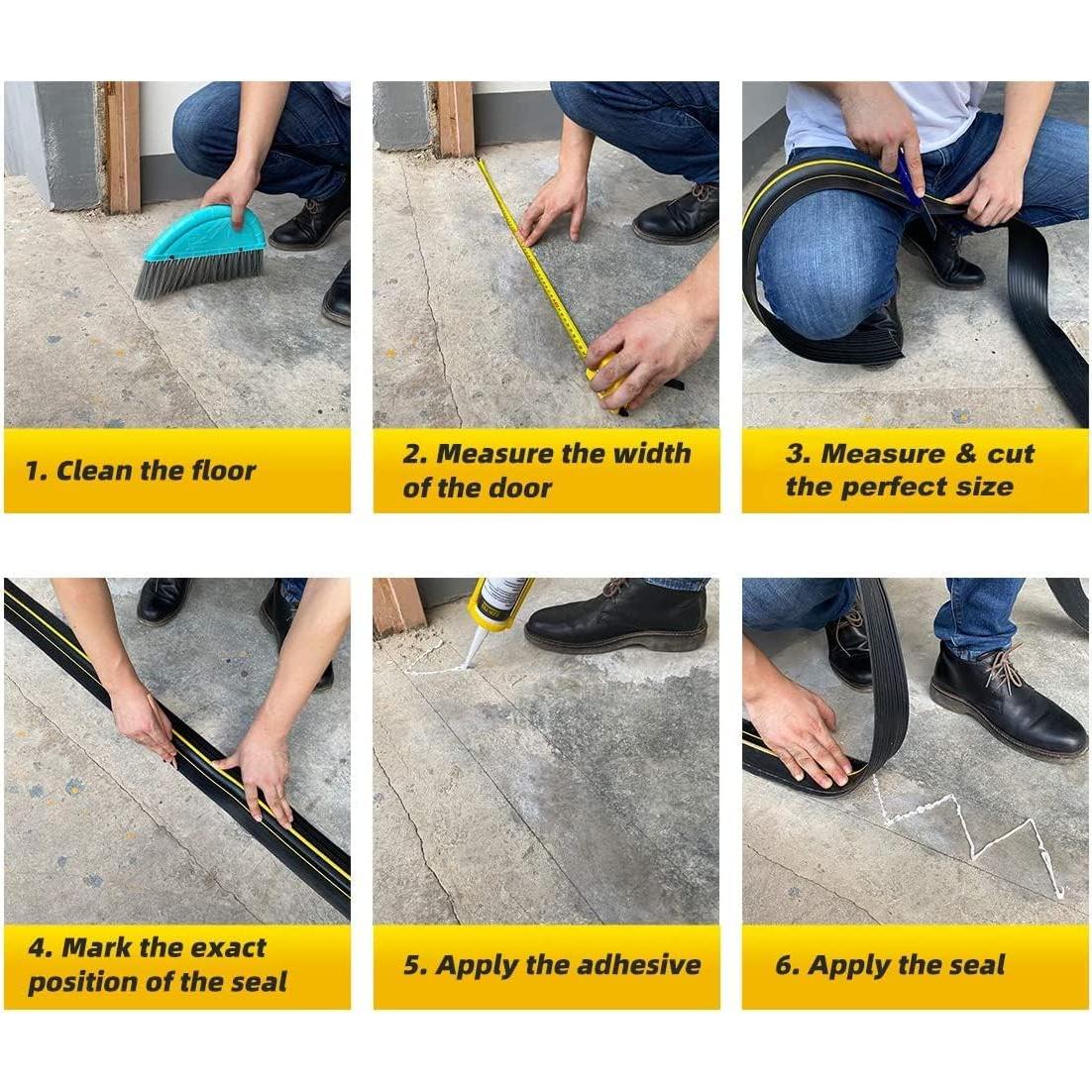 Sello de Umbral para Puerta de Garaje Jin&Bao 20FT Azul