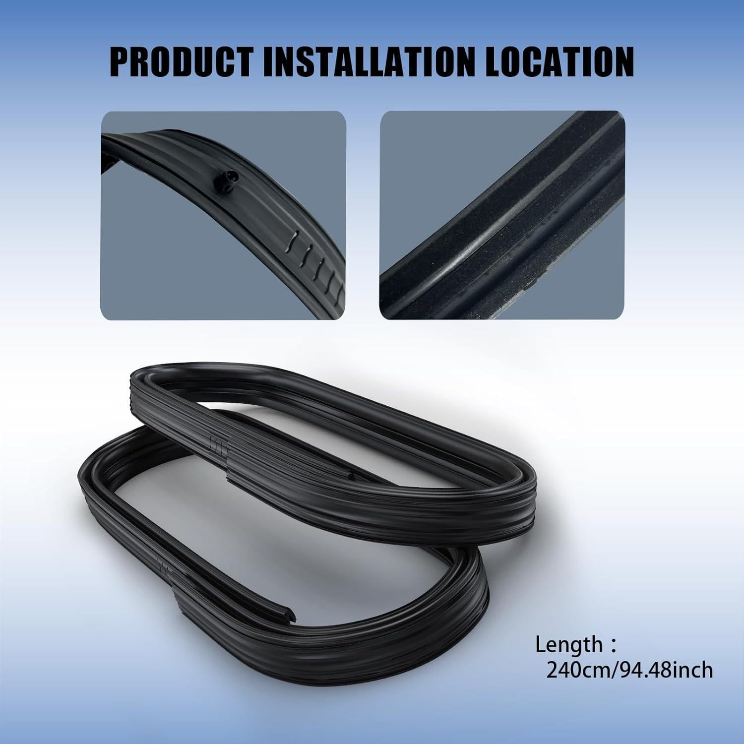 Kit de Burletes ItranMc para Ventanas GMC y Chevy 6 Piezas